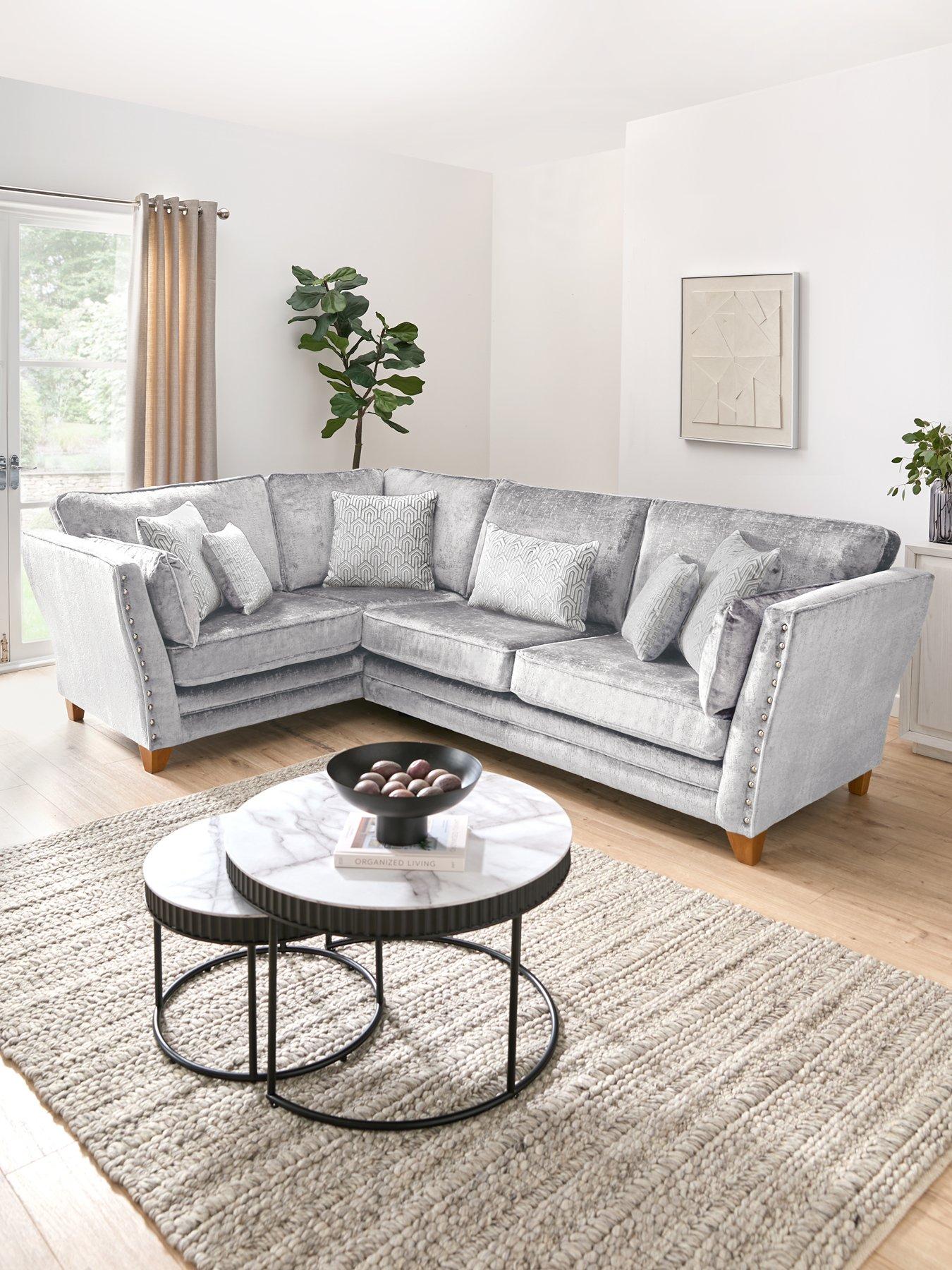undefined Lavello Fabric Left Hand Double Arm Corner Group Sofa