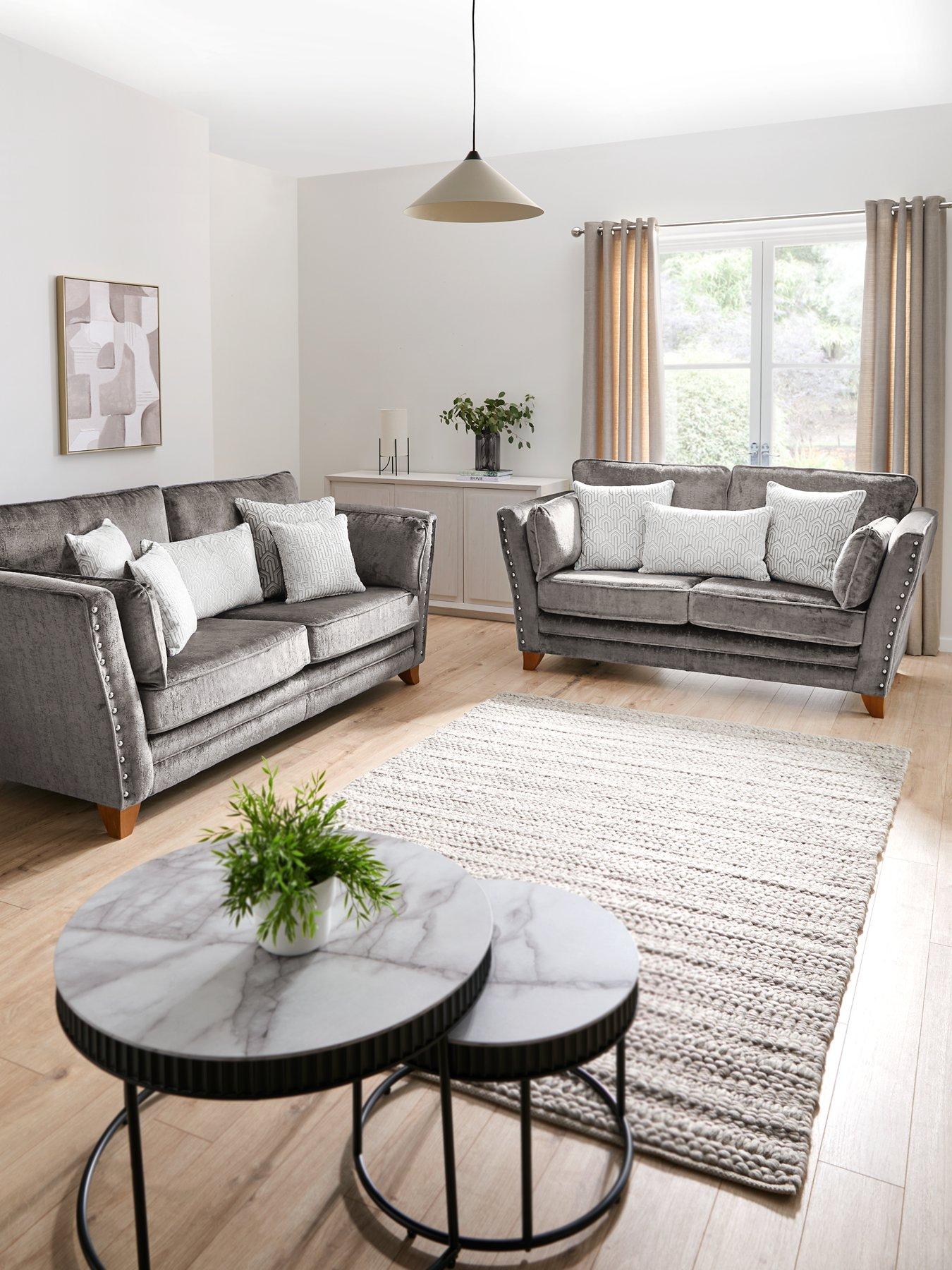 undefined Lavello Fabric 3 + 2 Seater Sofa Set (Buy  &  SAVE!)