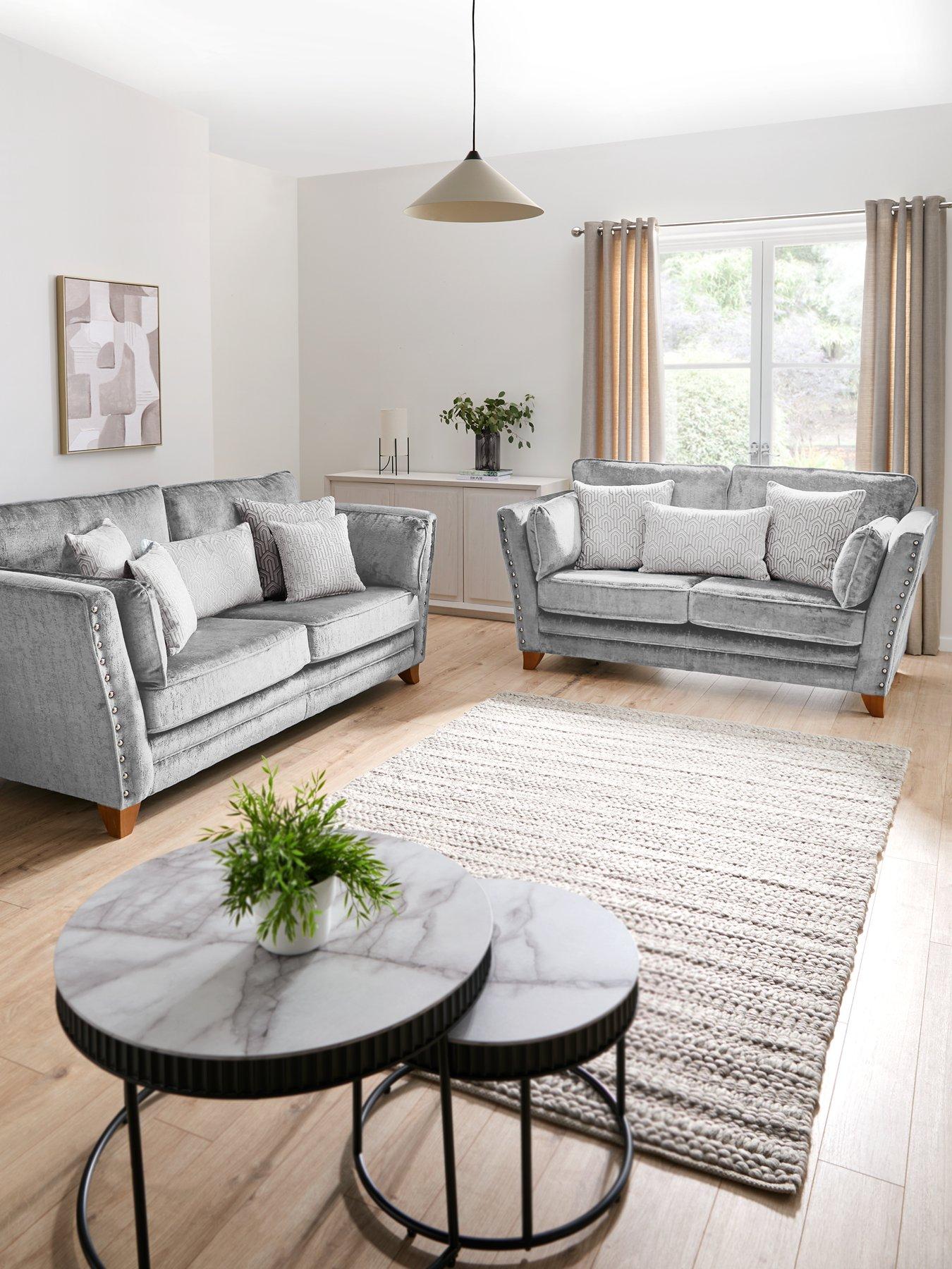 undefined Lavello Fabric 3 + 2 Seater Sofa Set (Buy  &  SAVE!)
