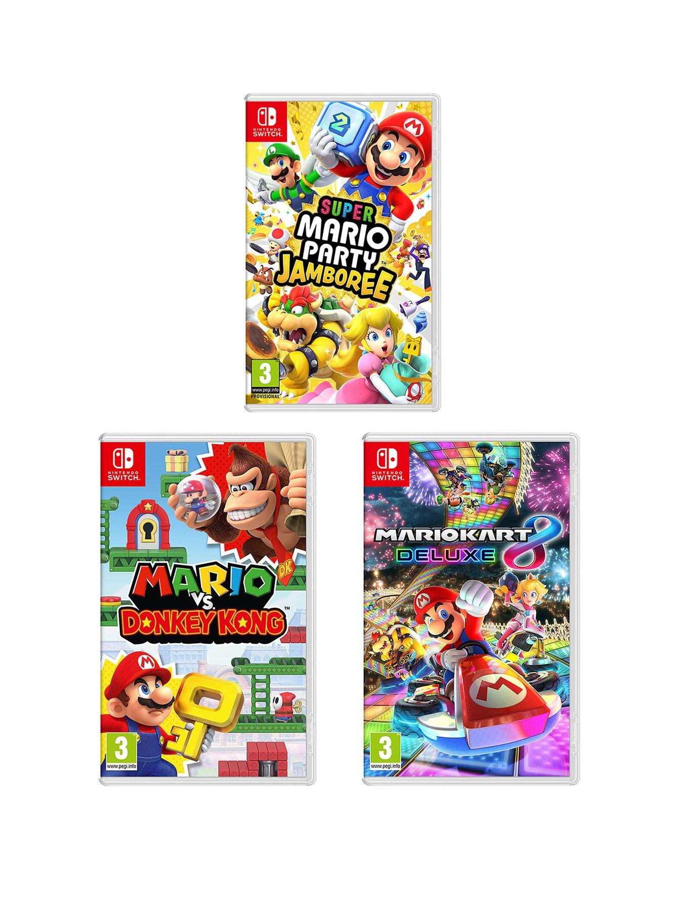 Nintendo Switch Mario vs Donkey kong, Mario Kart & Super