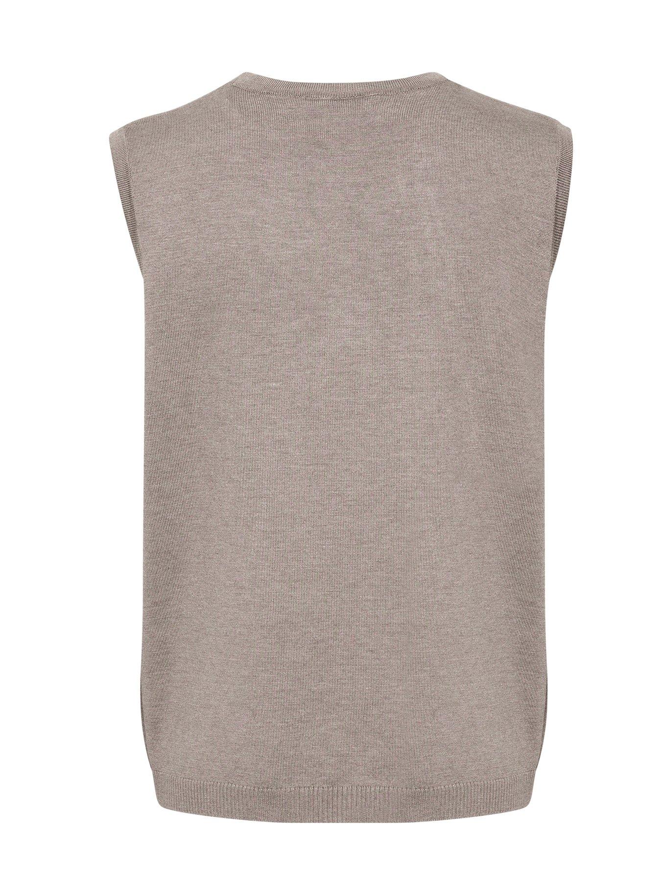 Image 5 of 5 of Saint Tropez Mila Vest - Neutral - Beige