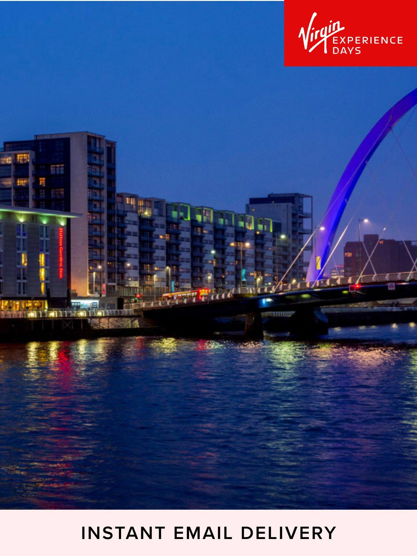 Virgin Experience Days Hilton Garden Inn Glasgow One Night Winter Break with Prosecco for Two