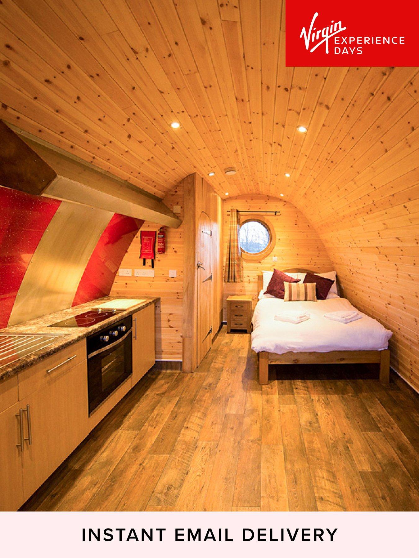 Image 1 of 4 of Virgin Experience Days Digital Voucher Winter Two Night Adventure Glamping Escape with Axe Throwing or Archery for Two at Wall Eden Farm