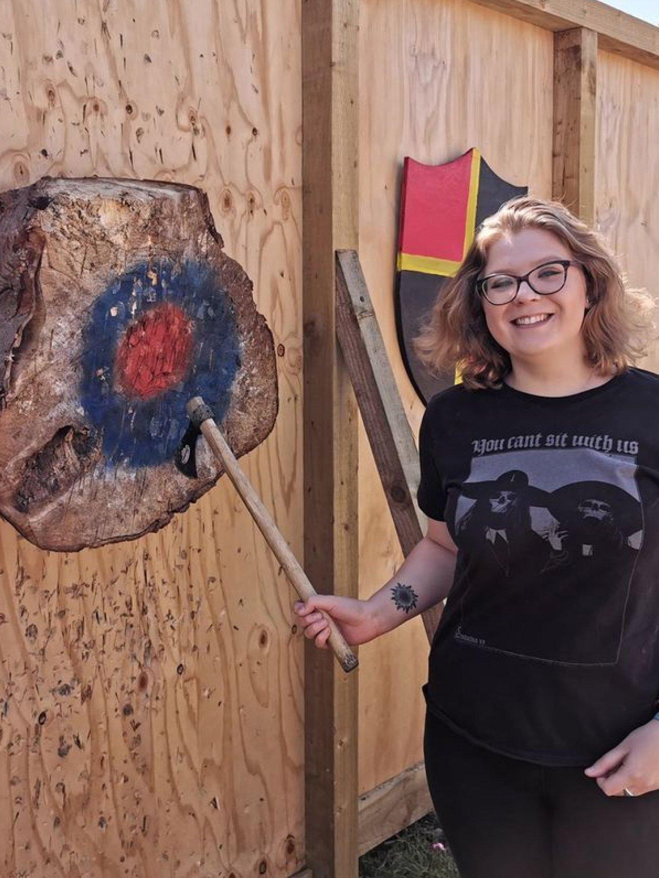 Image 2 of 4 of Virgin Experience Days Digital Voucher Winter Two Night Adventure Glamping Escape with Axe Throwing or Archery for Two at Wall Eden Farm
