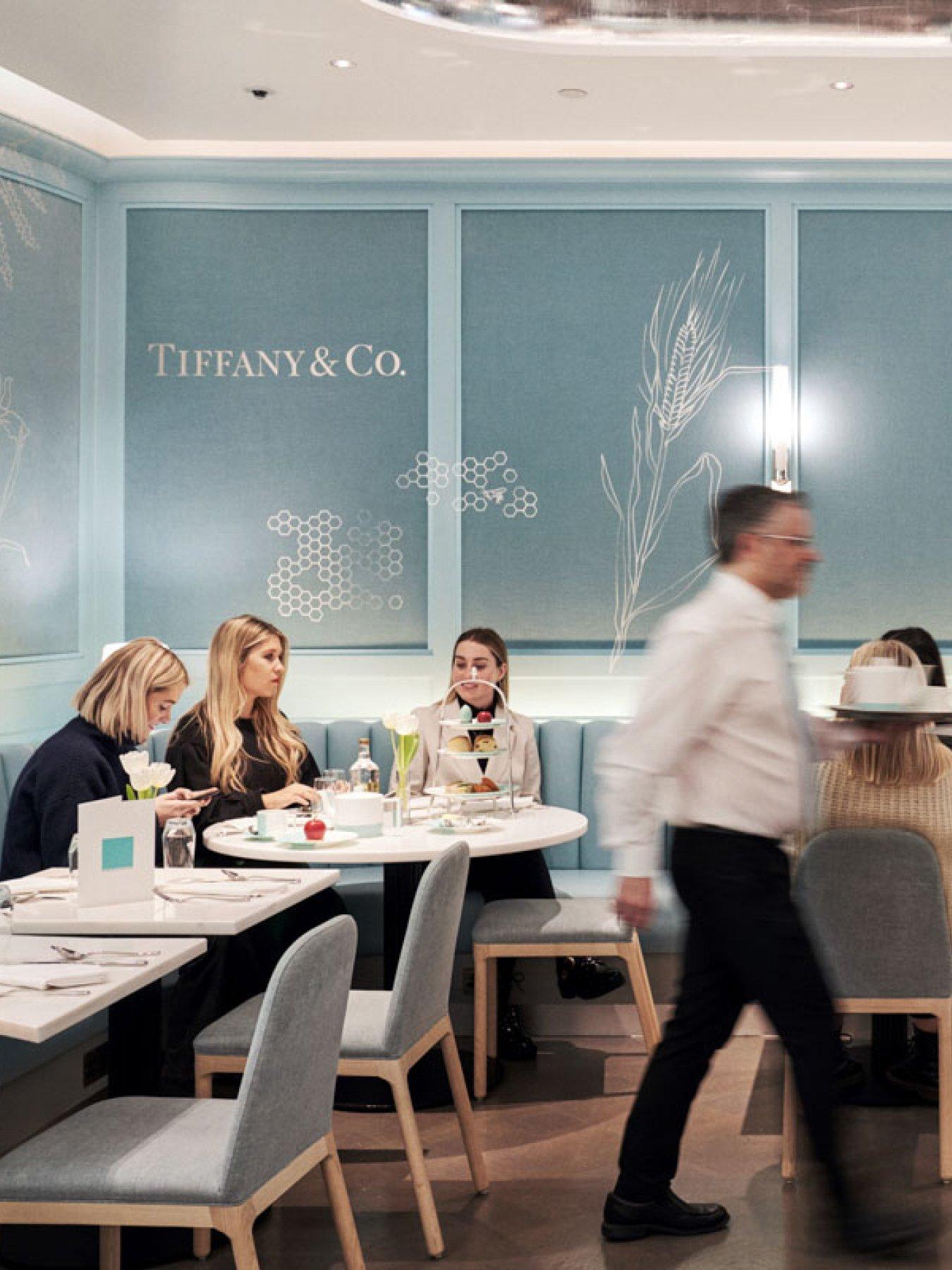 Image 3 of 4 of Virgin Experience Days Digital Voucher Breakfast at Tiffany's for Two at the Tiffany Blue Box Cafe, Harrods