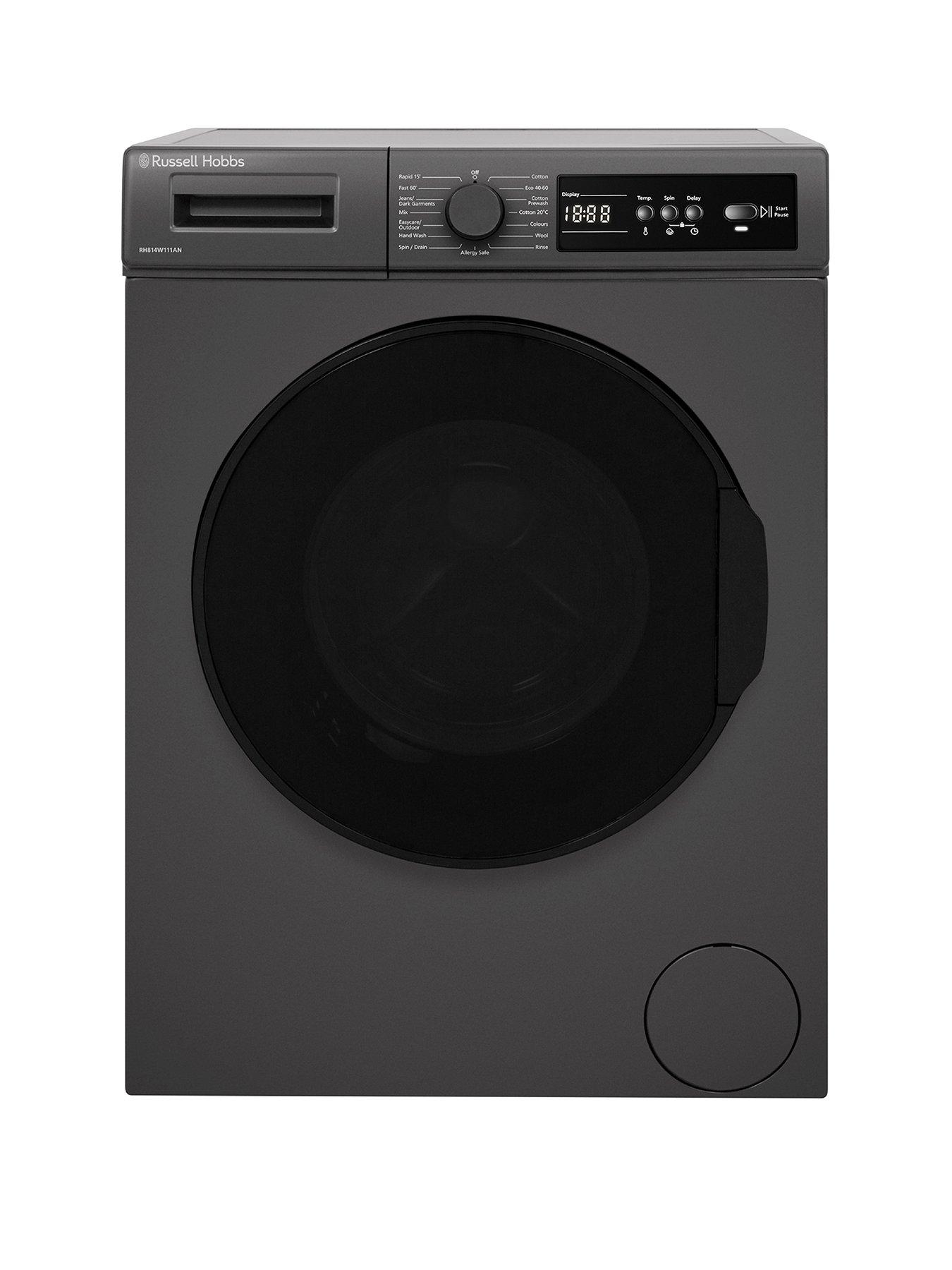 undefined RH814W111AN 11 Series 8kg Load, 1400rpm Spin Washing Machine - Anthracite