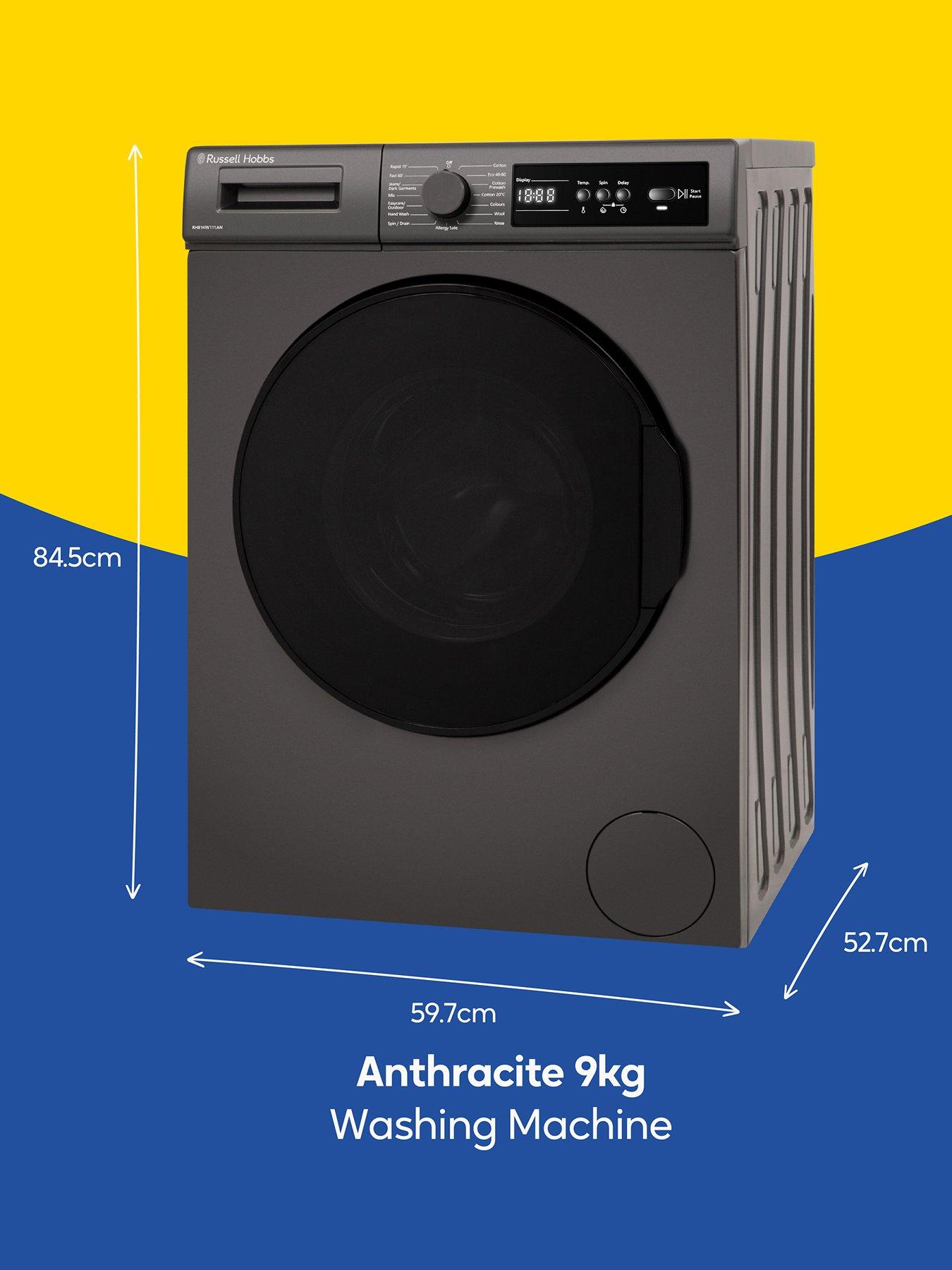 Image 2 of 8 of Russell Hobbs RH814W111AN 11 Series&nbsp;8kg Load,&nbsp;1400rpm Spin&nbsp;Washing Machine - Anthracite