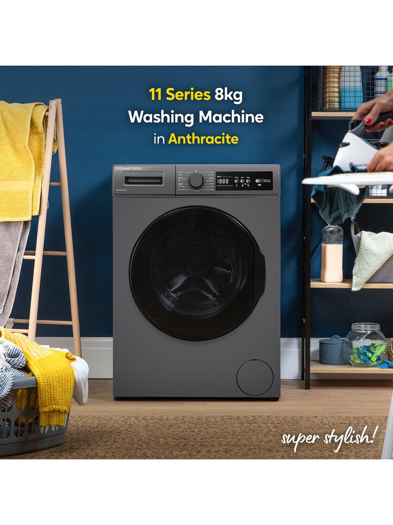 Image 6 of 8 of Russell Hobbs RH814W111AN 11 Series&nbsp;8kg Load,&nbsp;1400rpm Spin&nbsp;Washing Machine - Anthracite