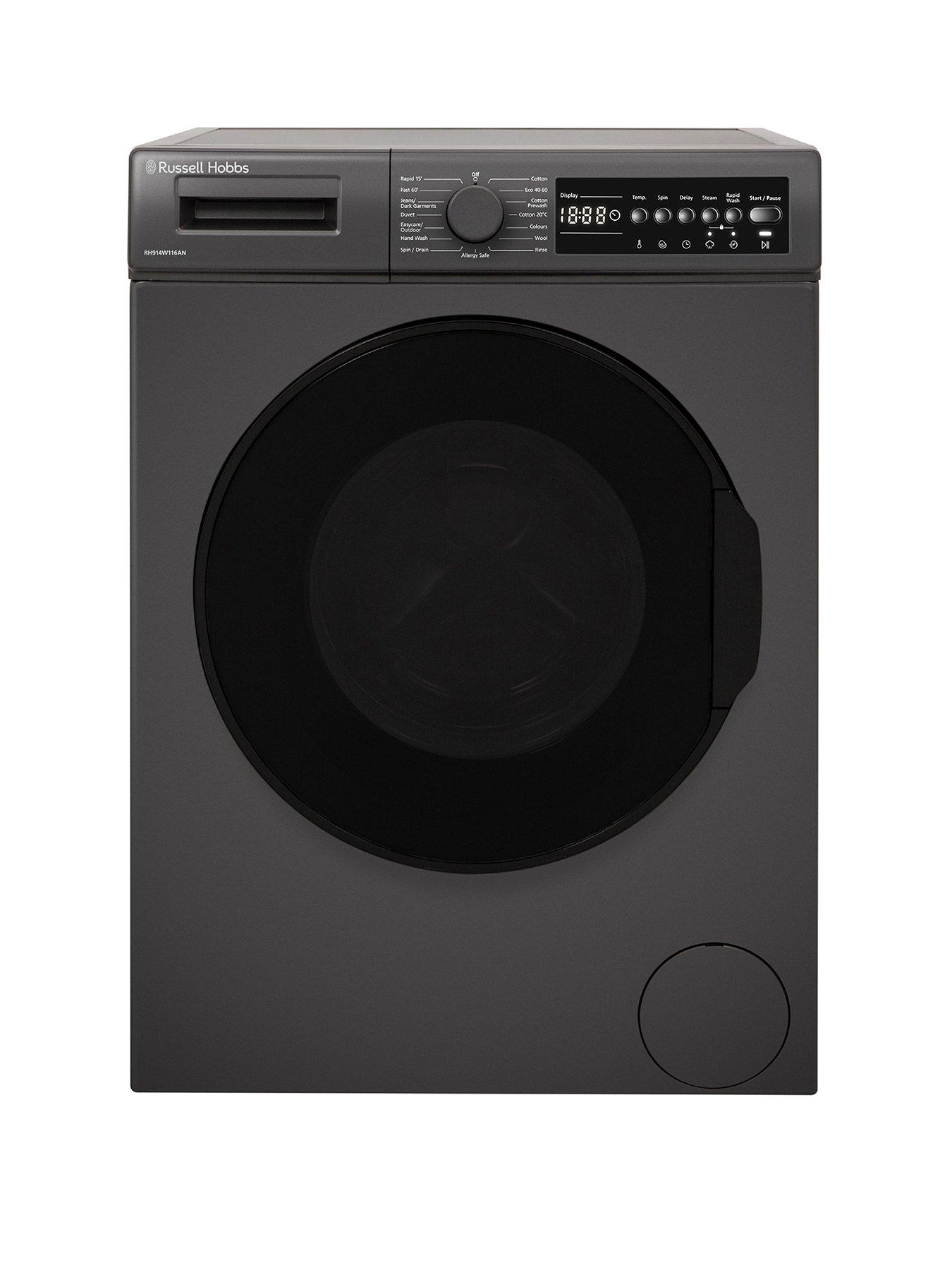 undefined RH914W116AN 16 Series 9kg Load, 1400rpm Spin Washing Machine - Anthracite