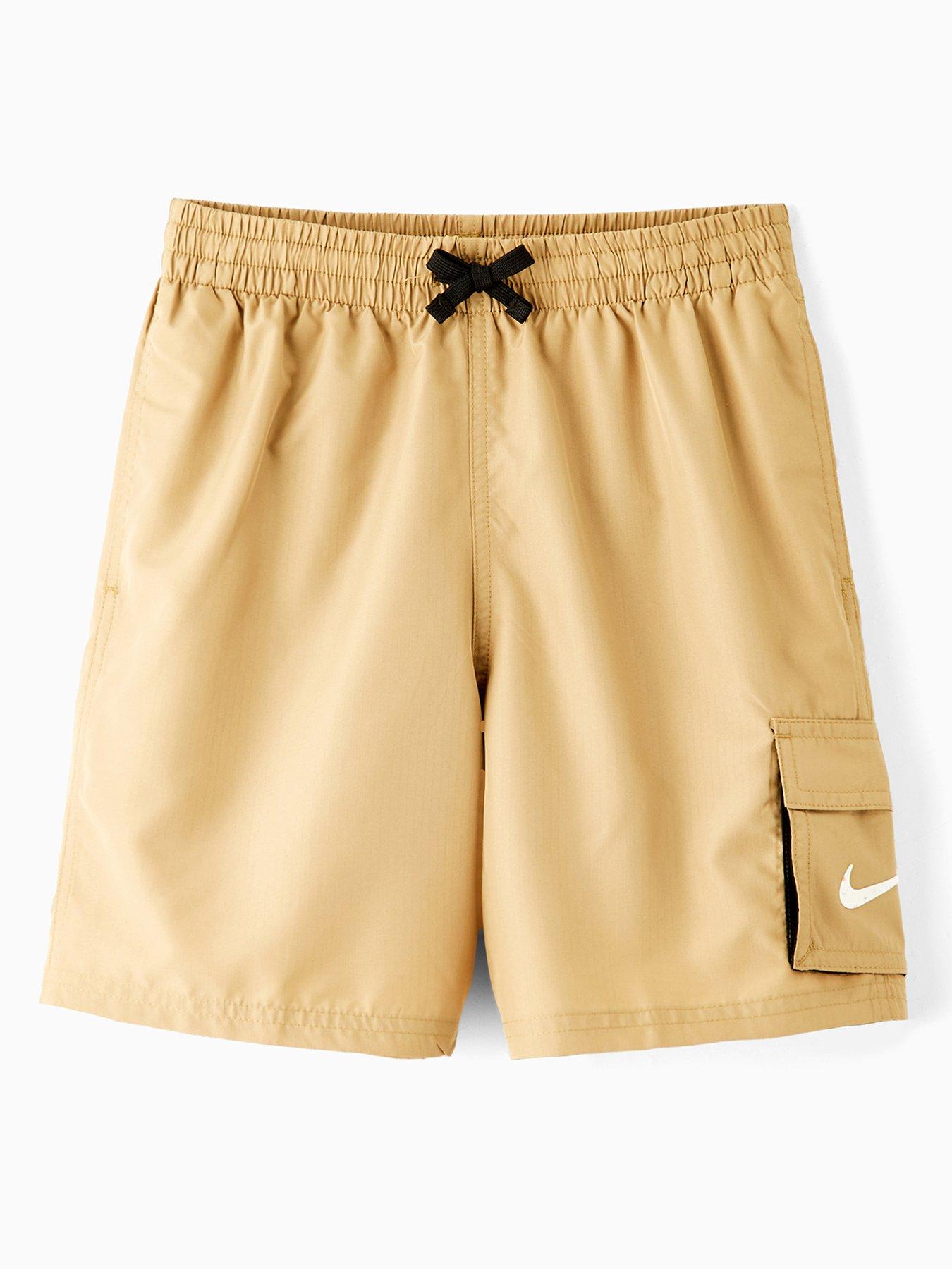 Nike Junior Boys 6 Inch Voyage Volley Swim Short - Brown