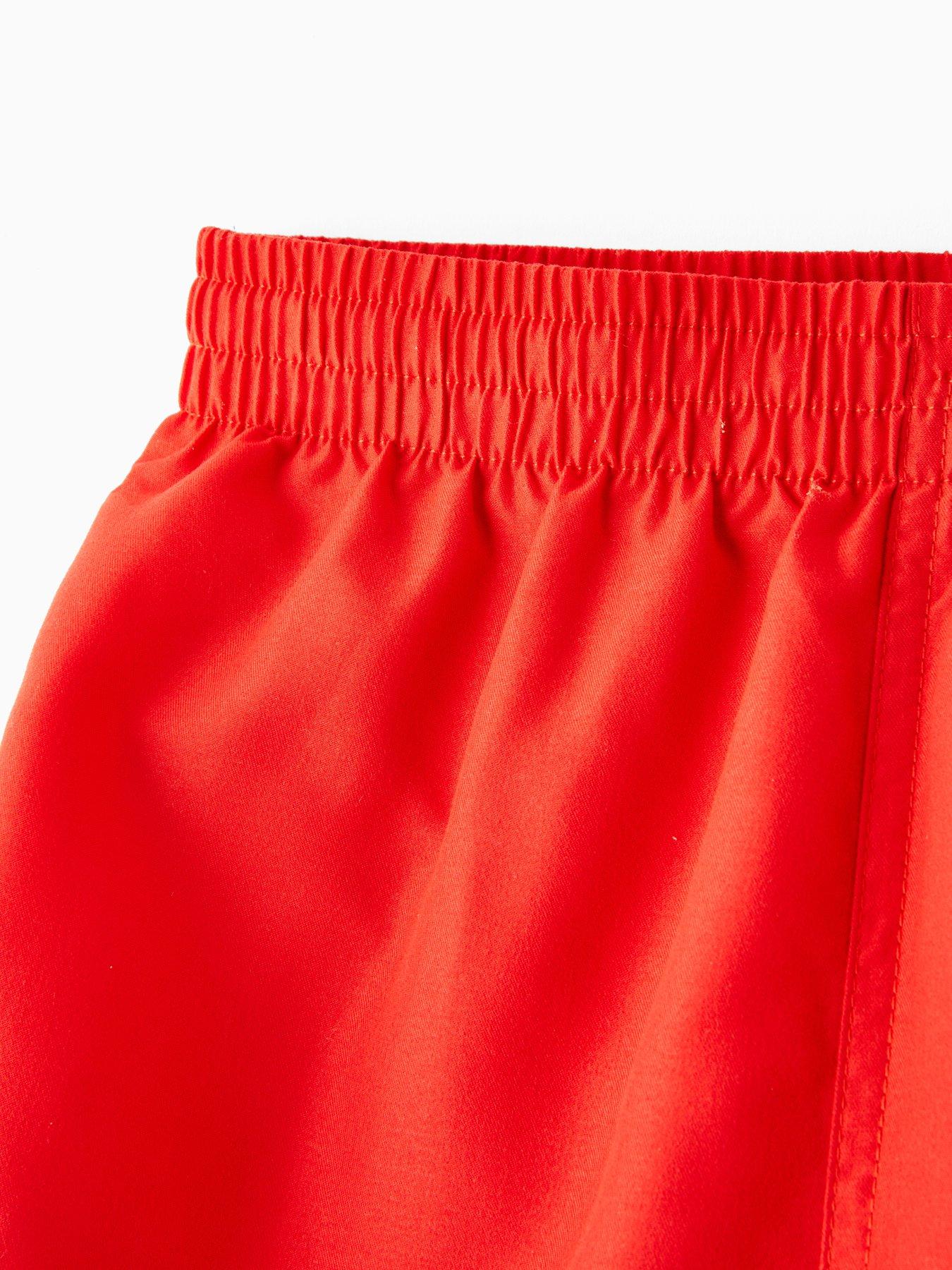 Image 4 of 4 of Nike Junior Boys 7 Inch Nike Font Volley Swim Short - Red