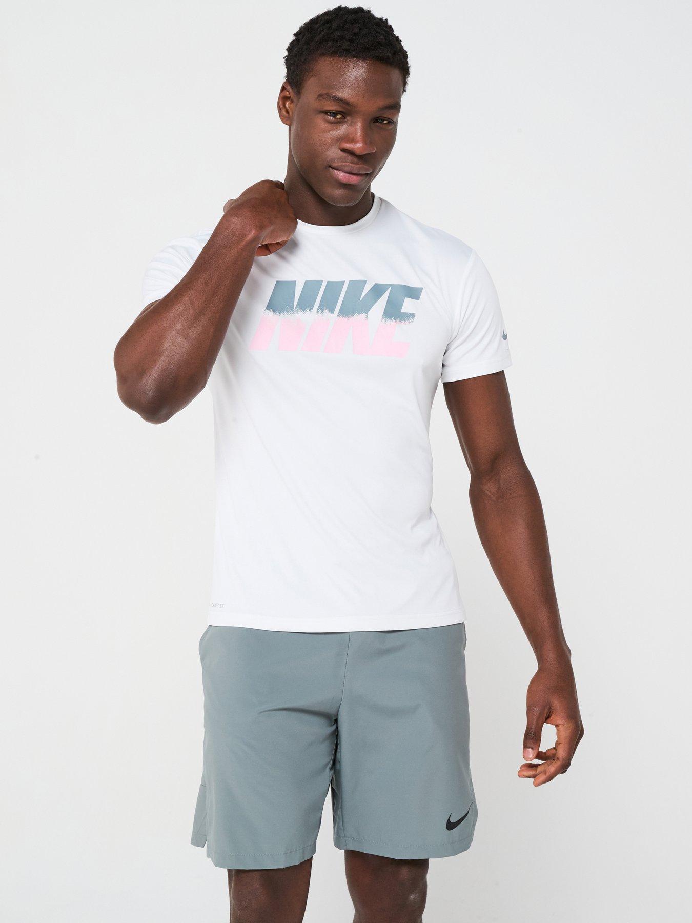 Nike Mens Ocean Merge Short Sleeve Hydroguard T Shirt - White