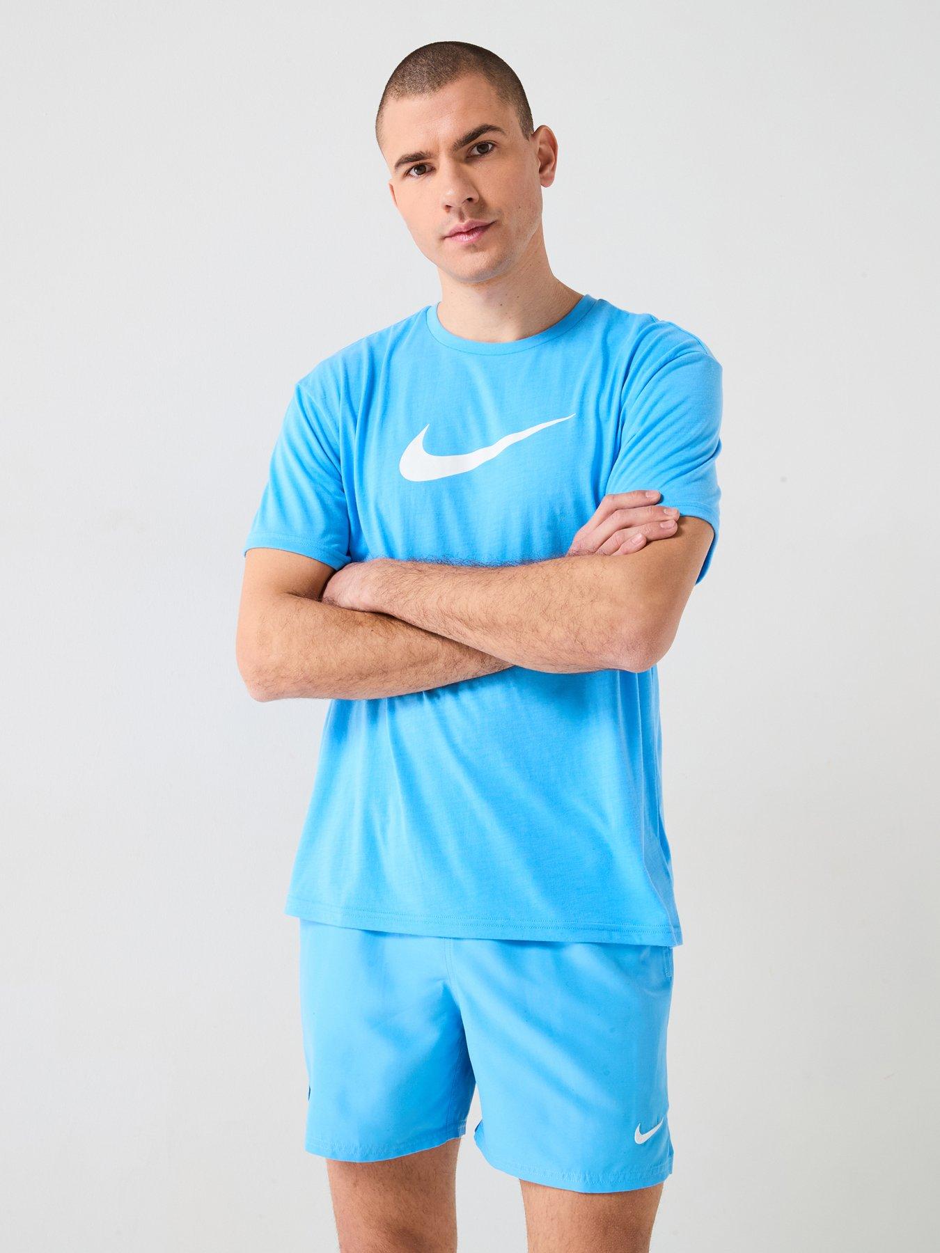 undefined Mens Specs Short Sleeve Hydroguard T Shirt - Blue