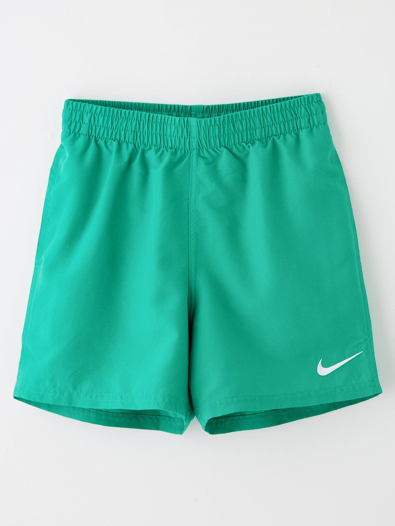 undefined Junior Boys 4 Inch Essential Volley Swim Short - Green
