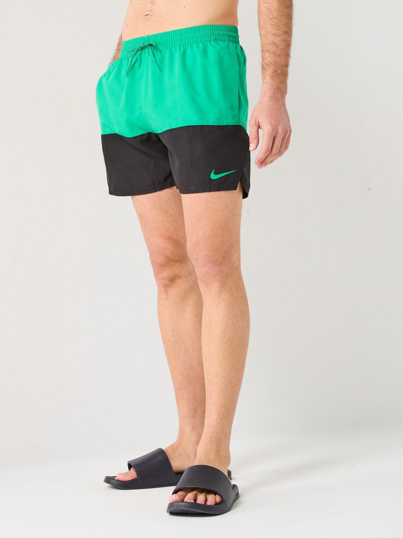 Nike Mens Split 5 Inch Volley Swim Short, Green, Size 2Xl, Men