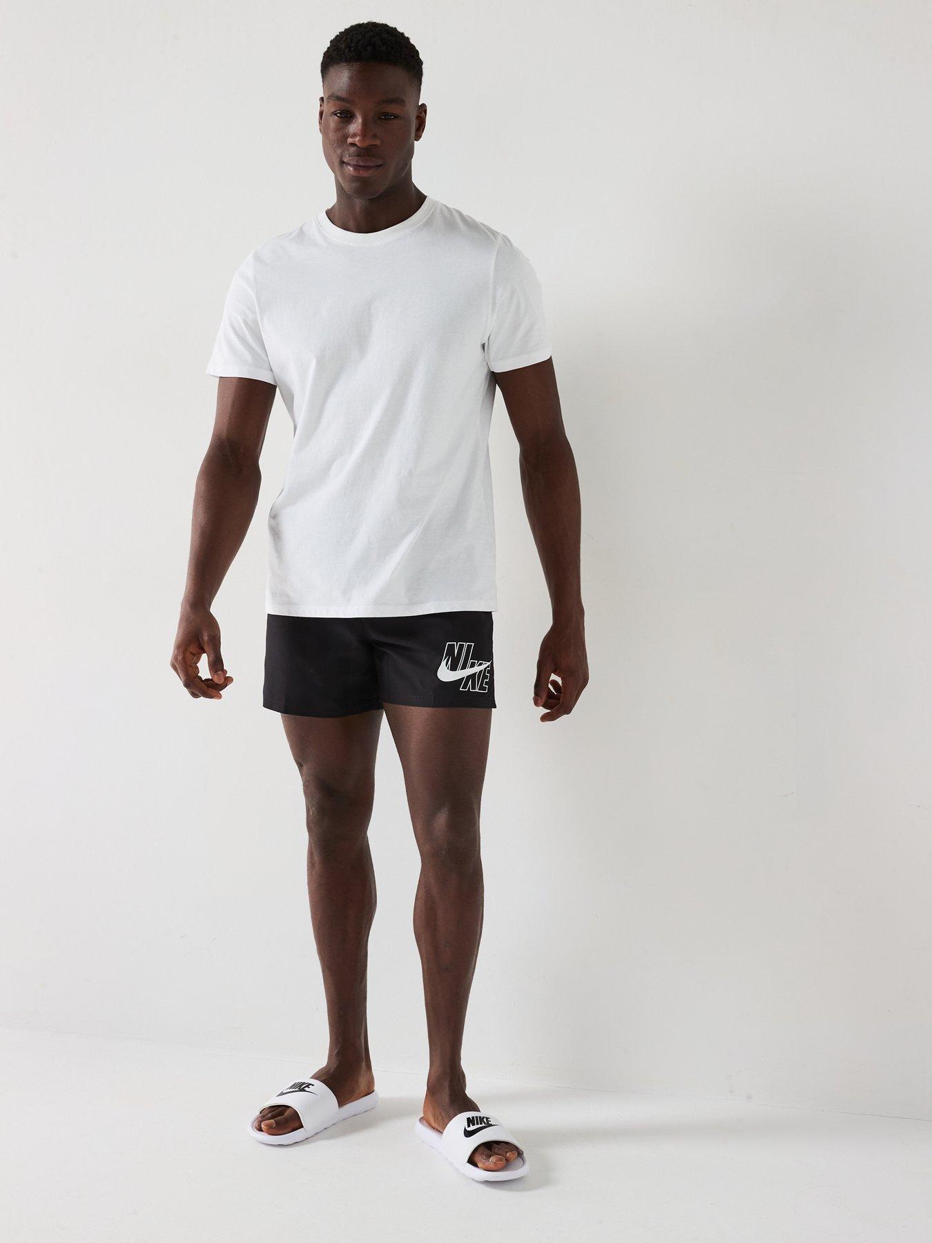 Image 3 of 6 of Nike Mens Logo 5" Volley Short-black