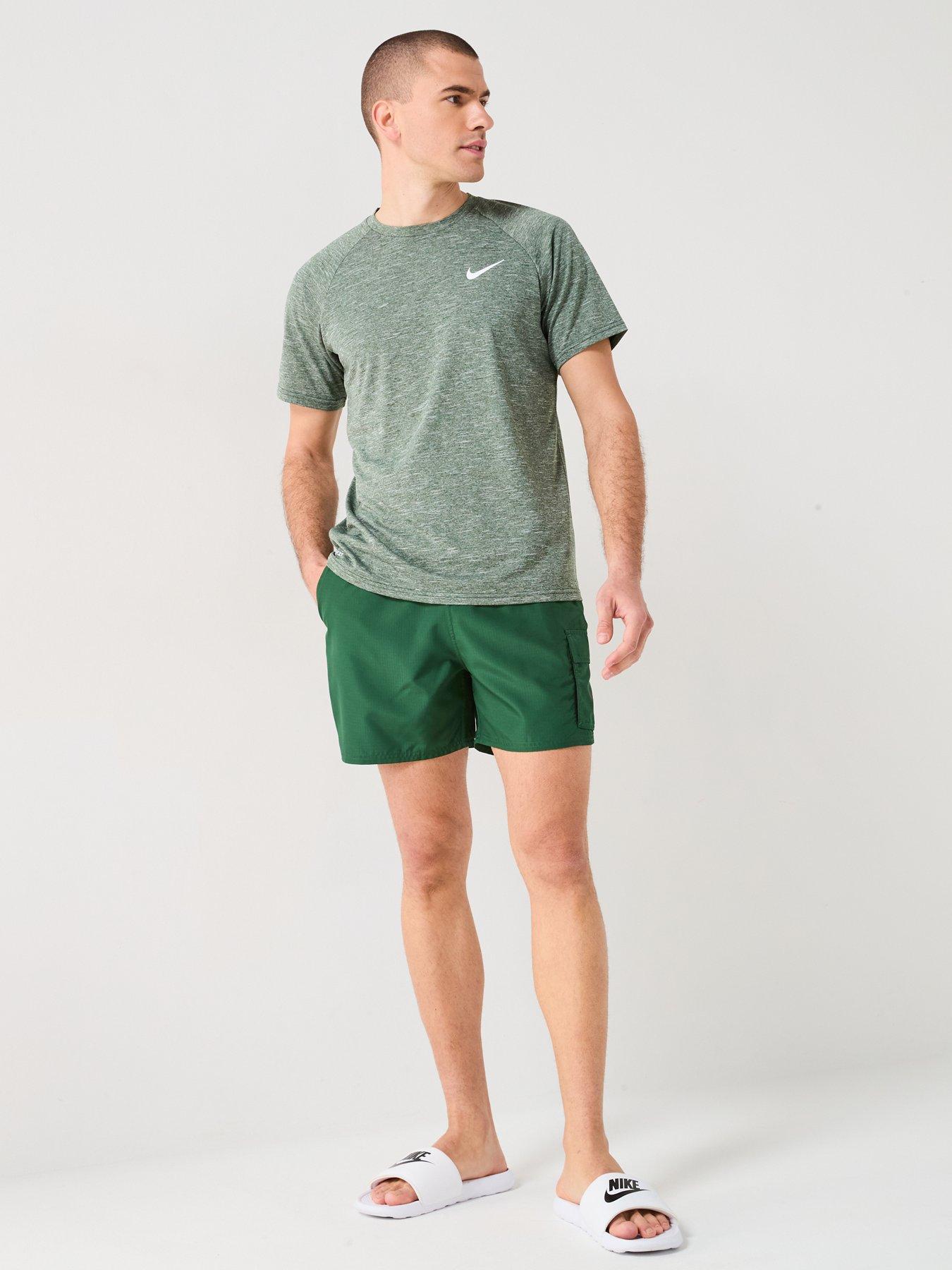 Image 3 of 6 of Nike Mens Voyage 5 Inch Volley Short - Fir - Green