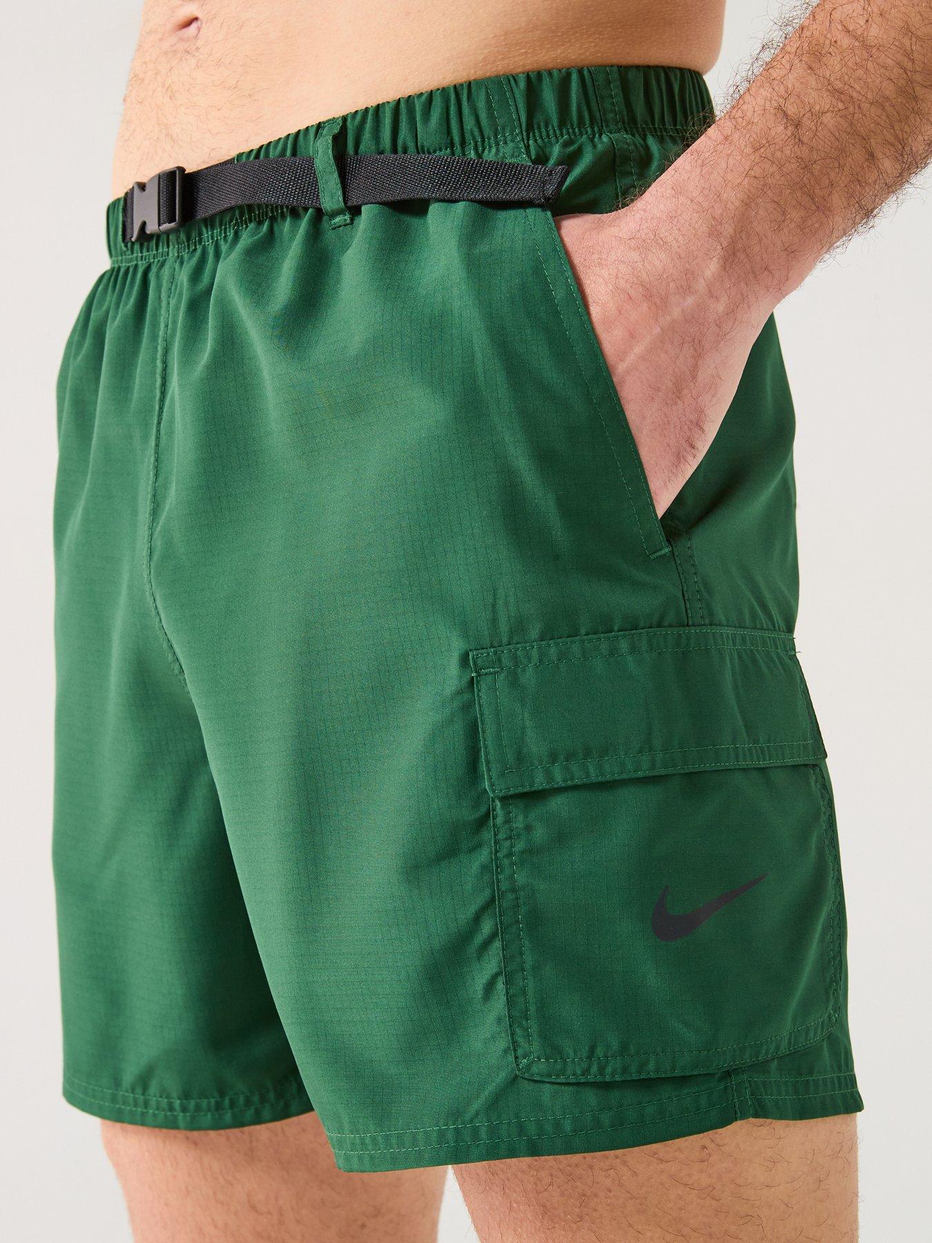 Image 4 of 6 of Nike Mens Voyage 5 Inch Volley Short - Fir - Green