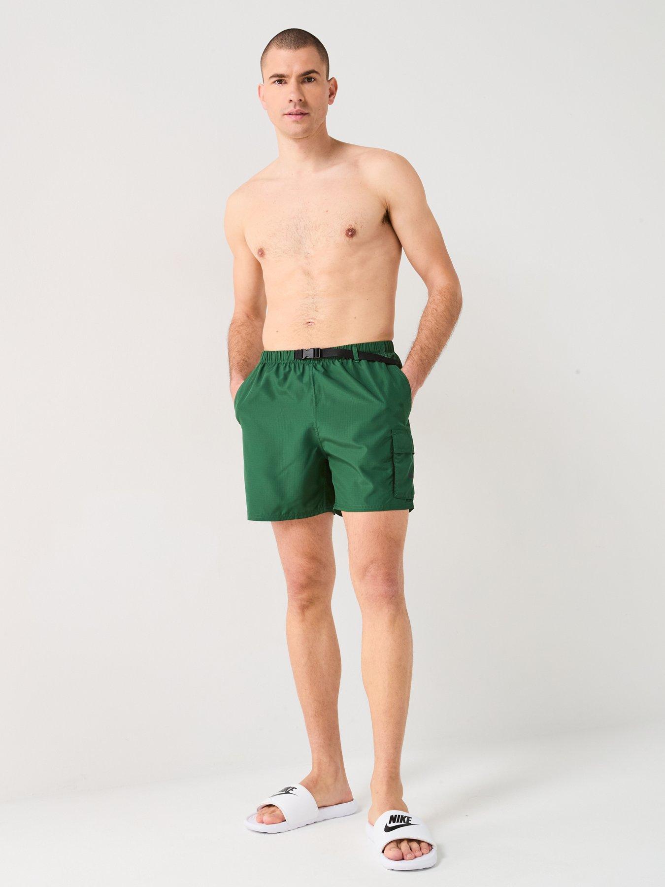 Image 5 of 6 of Nike Mens Voyage 5 Inch Volley Short - Fir - Green