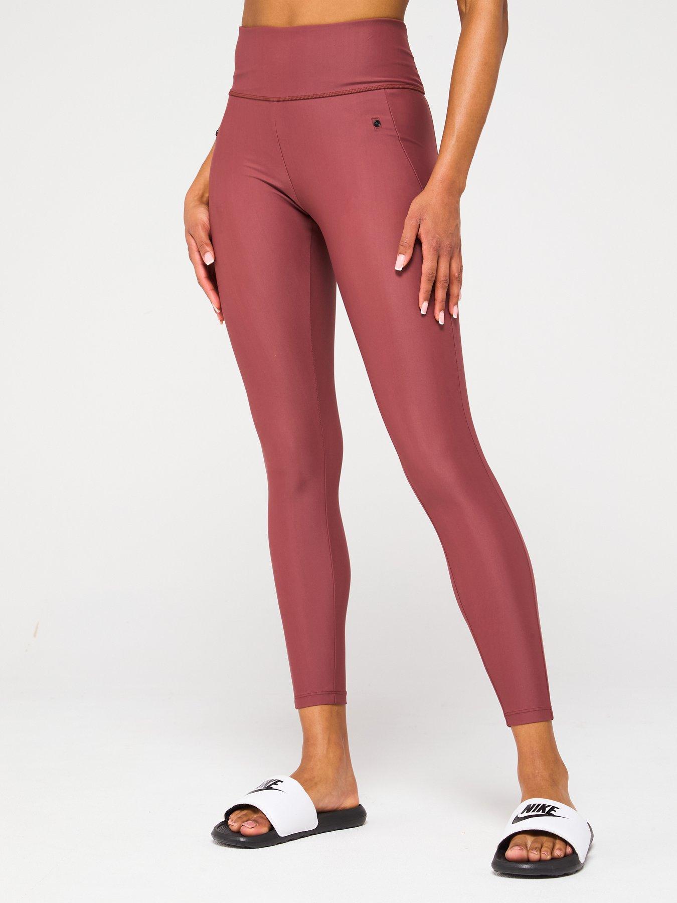 Image 1 of 4 of Nike Womens Victory Swim Slim Legging - Red