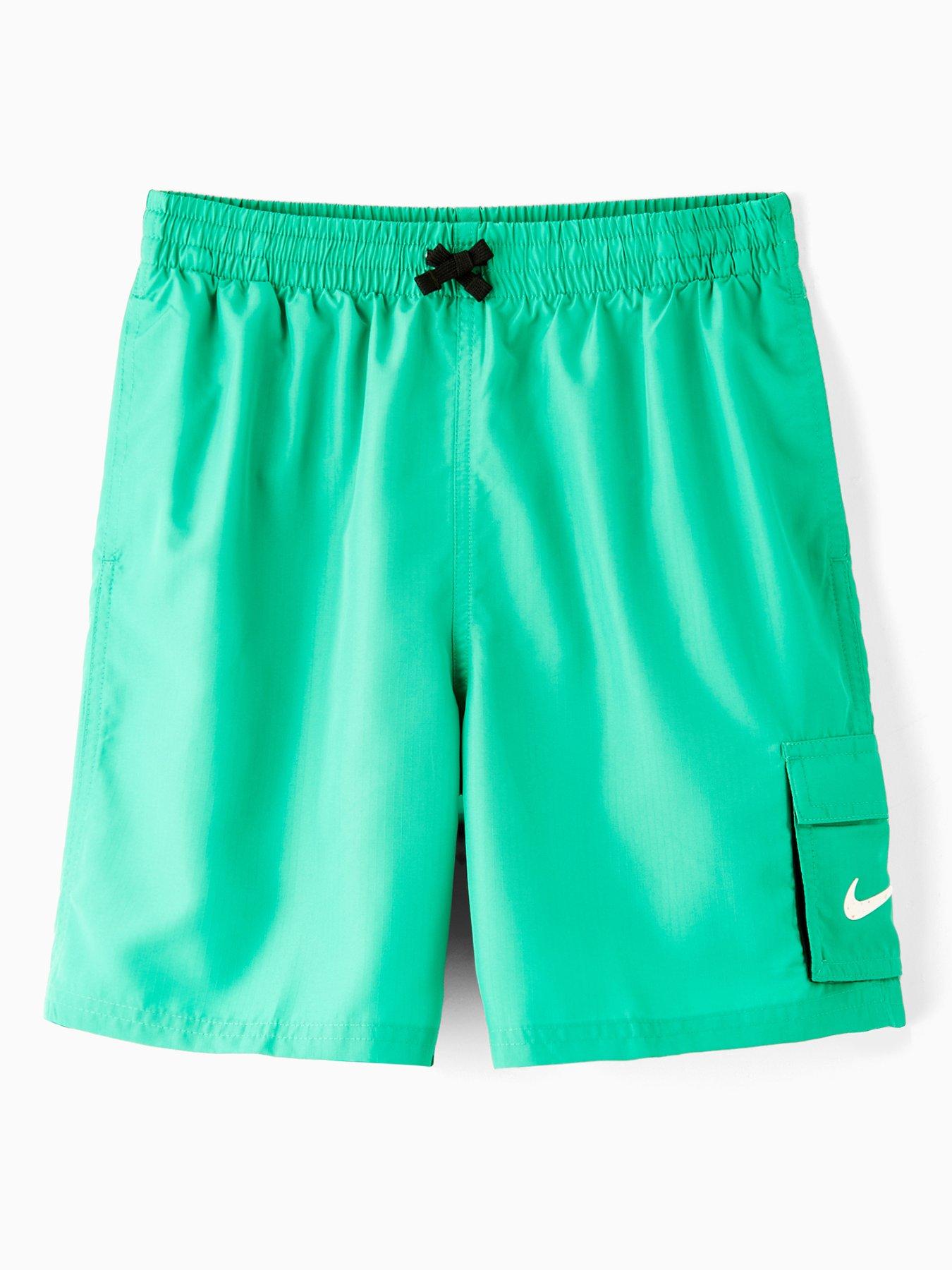 Nike Junior Boys 6 Inch Volley Swim Shorts - Green