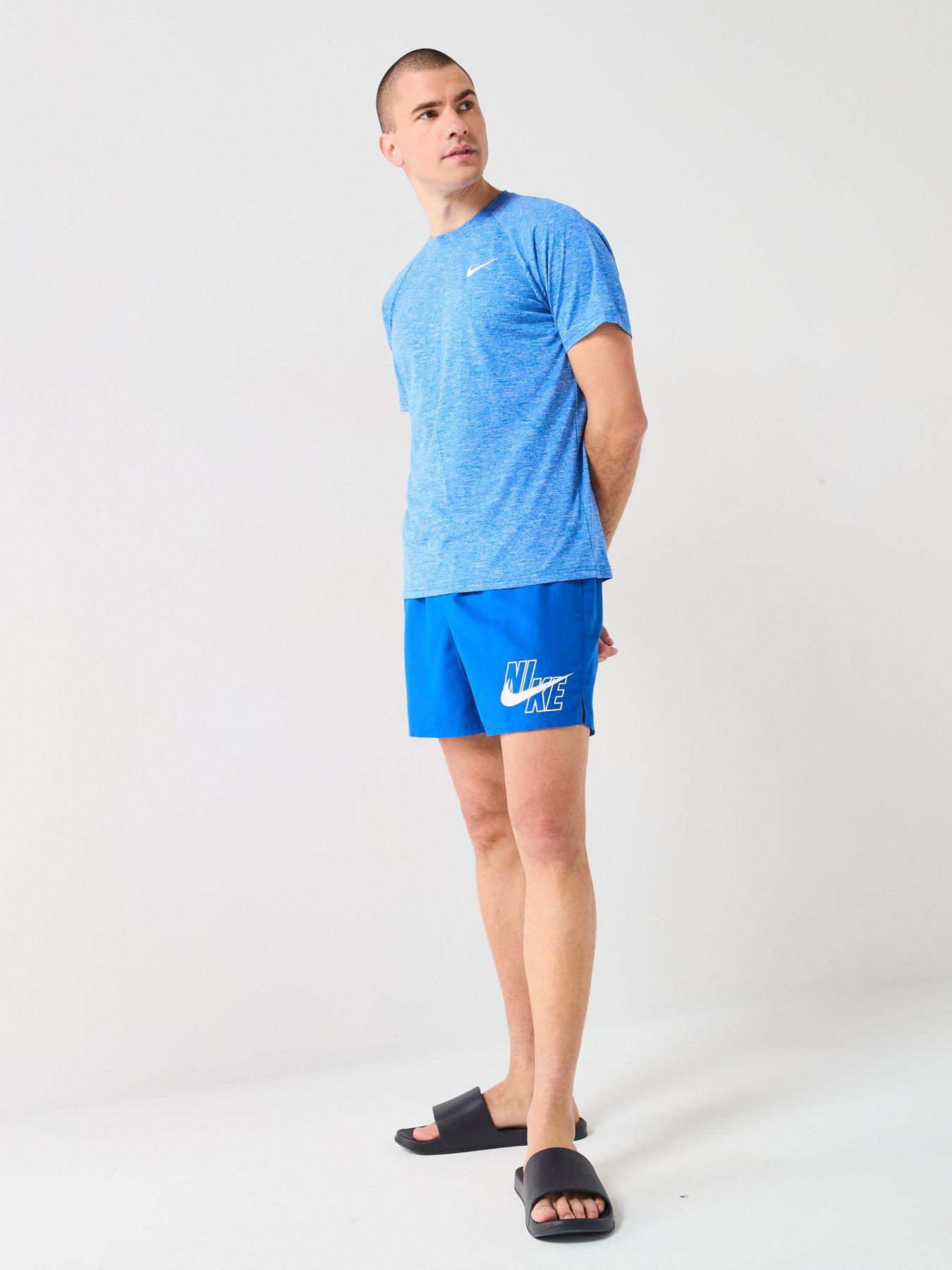 Image 3 of 5 of Nike Mens Logo 5 Inch Volley Short-blue