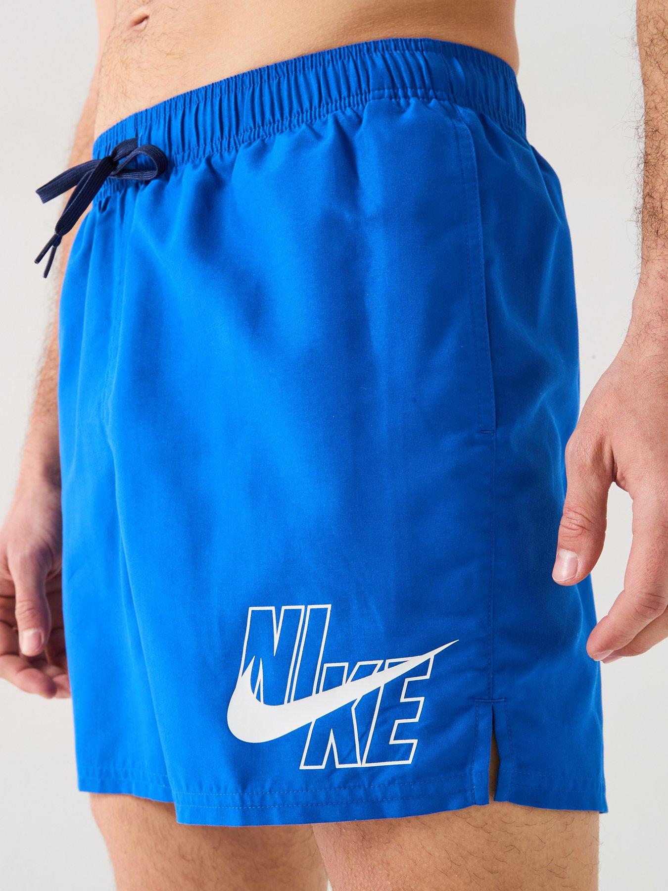 Image 4 of 5 of Nike Mens Logo 5 Inch Volley Short-blue