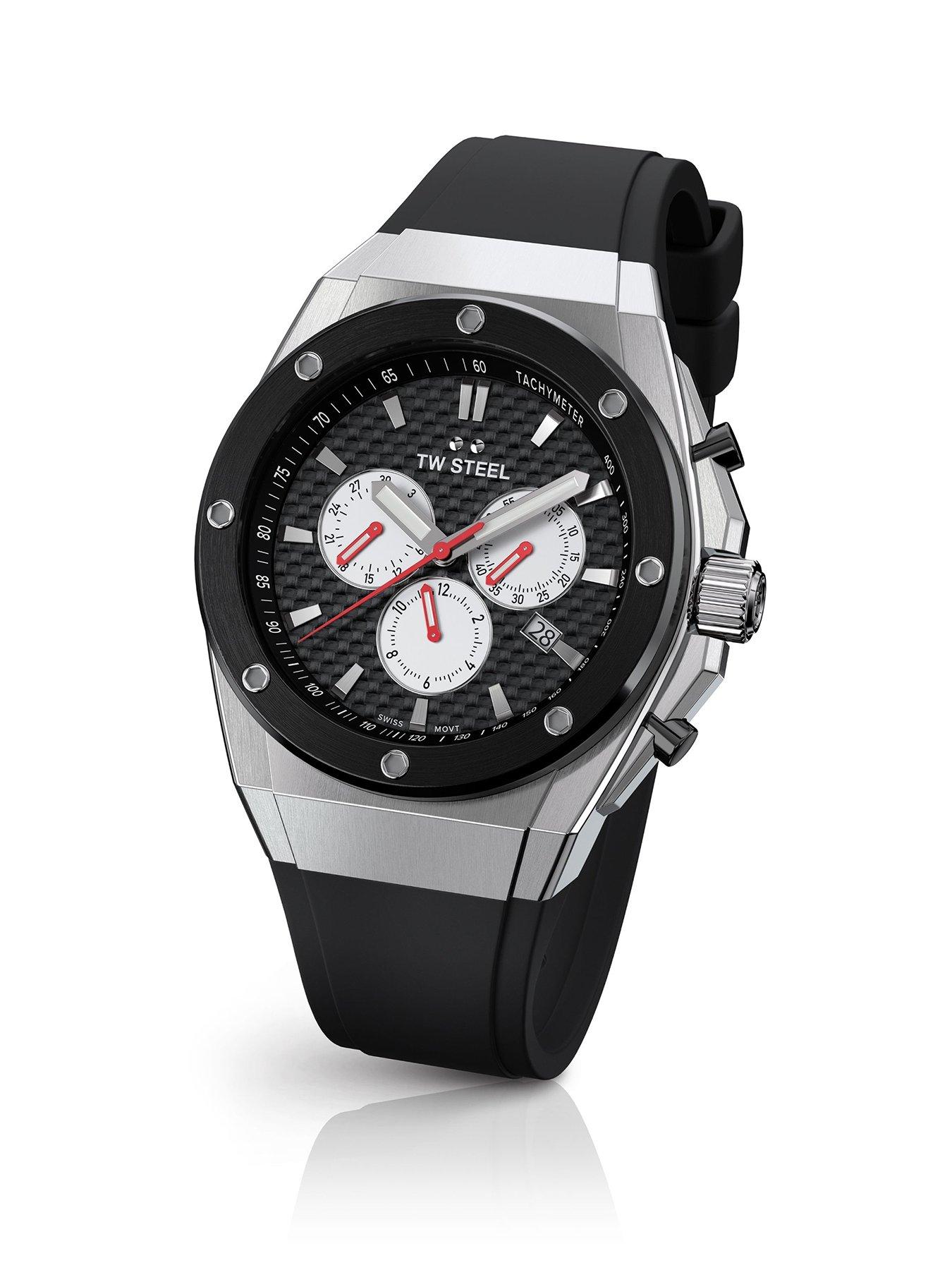 TW Steel Ace Genesis Mens Watch Green Strap Very