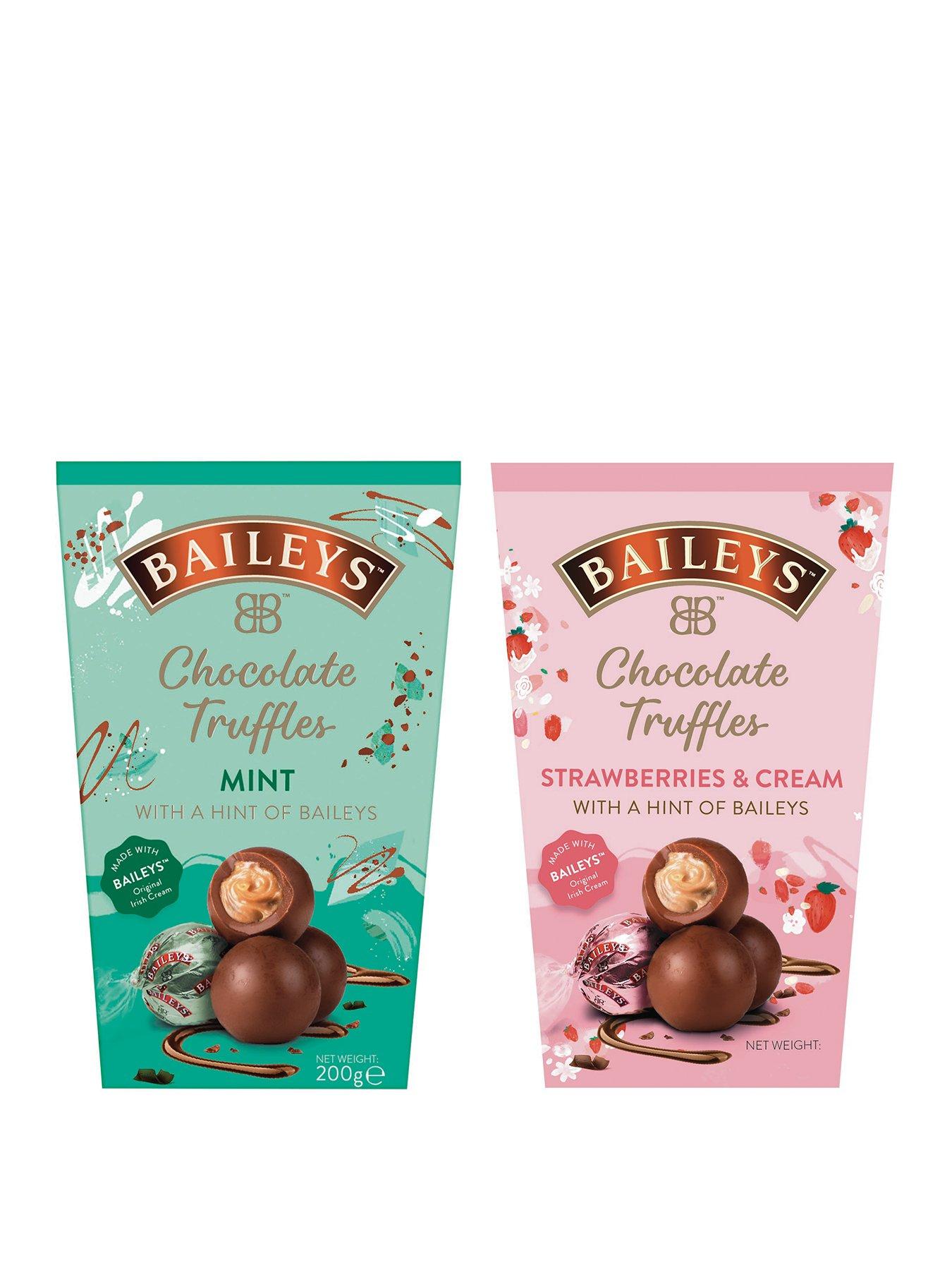 Image 1 of 3 of Baileys Milk Chocolate Strawberries and Cream &amp; Mint Twist Twin Pack
