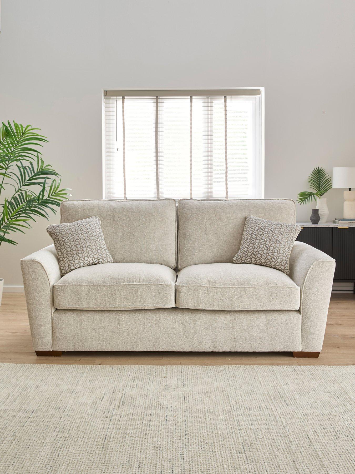The Very Collection Lucerne 3 Seater Fabric Sofa - Made to Order in the UK - FSC® Certified