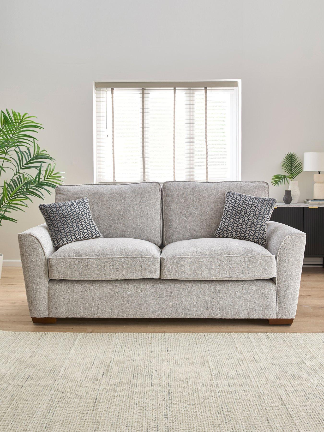 The Very Collection Lucerne 3 Seater Fabric Sofa - Made to Order in the UK - FSC® Certified