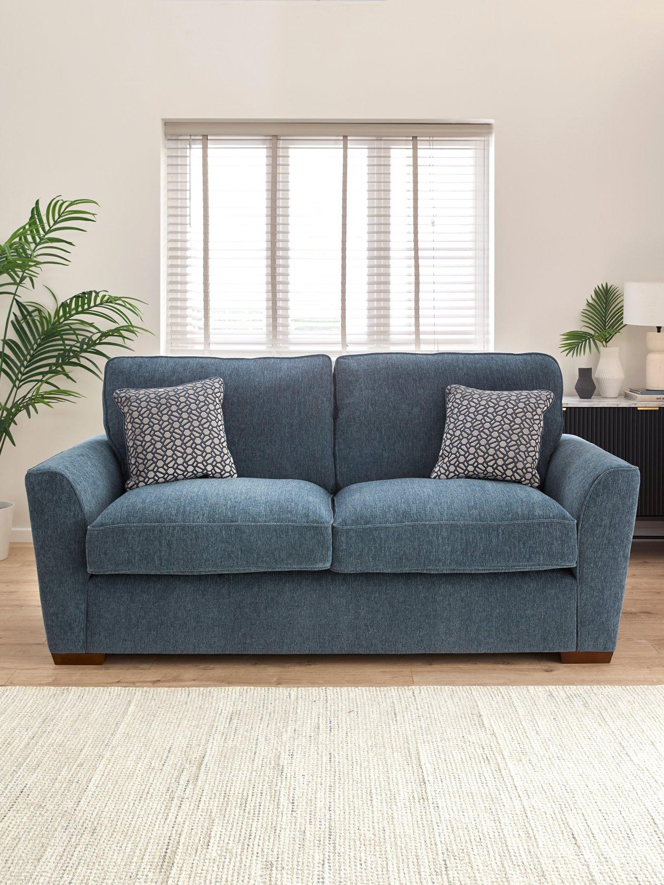 The Very Collection Lucerne 3 Seater Fabric Sofa - Made to Order in the UK - FSC® Certified