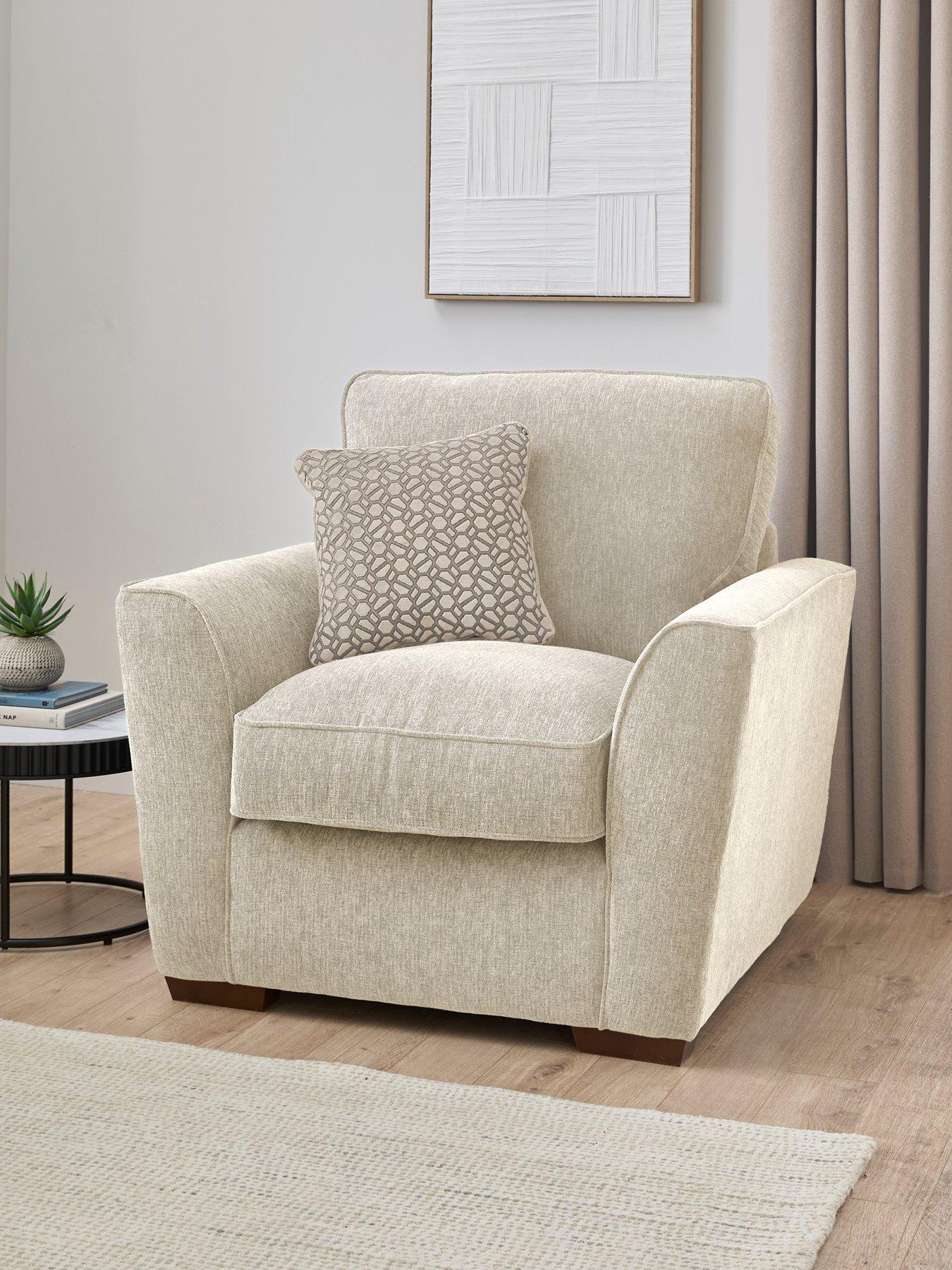 The Very Collection: Lucerne Fabric Armchair - Made to Order in the UK - FSC&reg; Certified