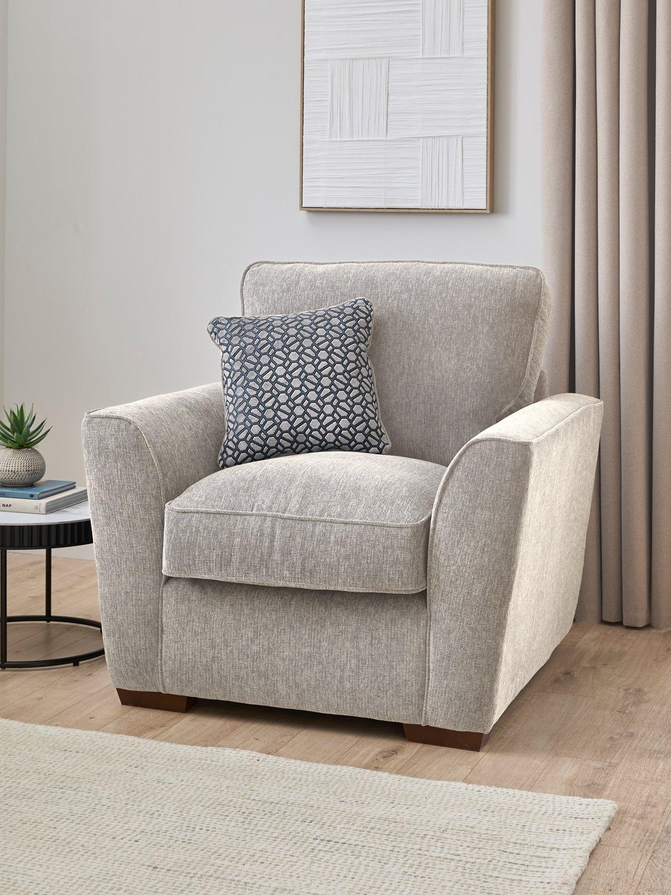 The Very Collection Lucerne Fabric Armchair - Made to Order in the UK - FSC® Certified