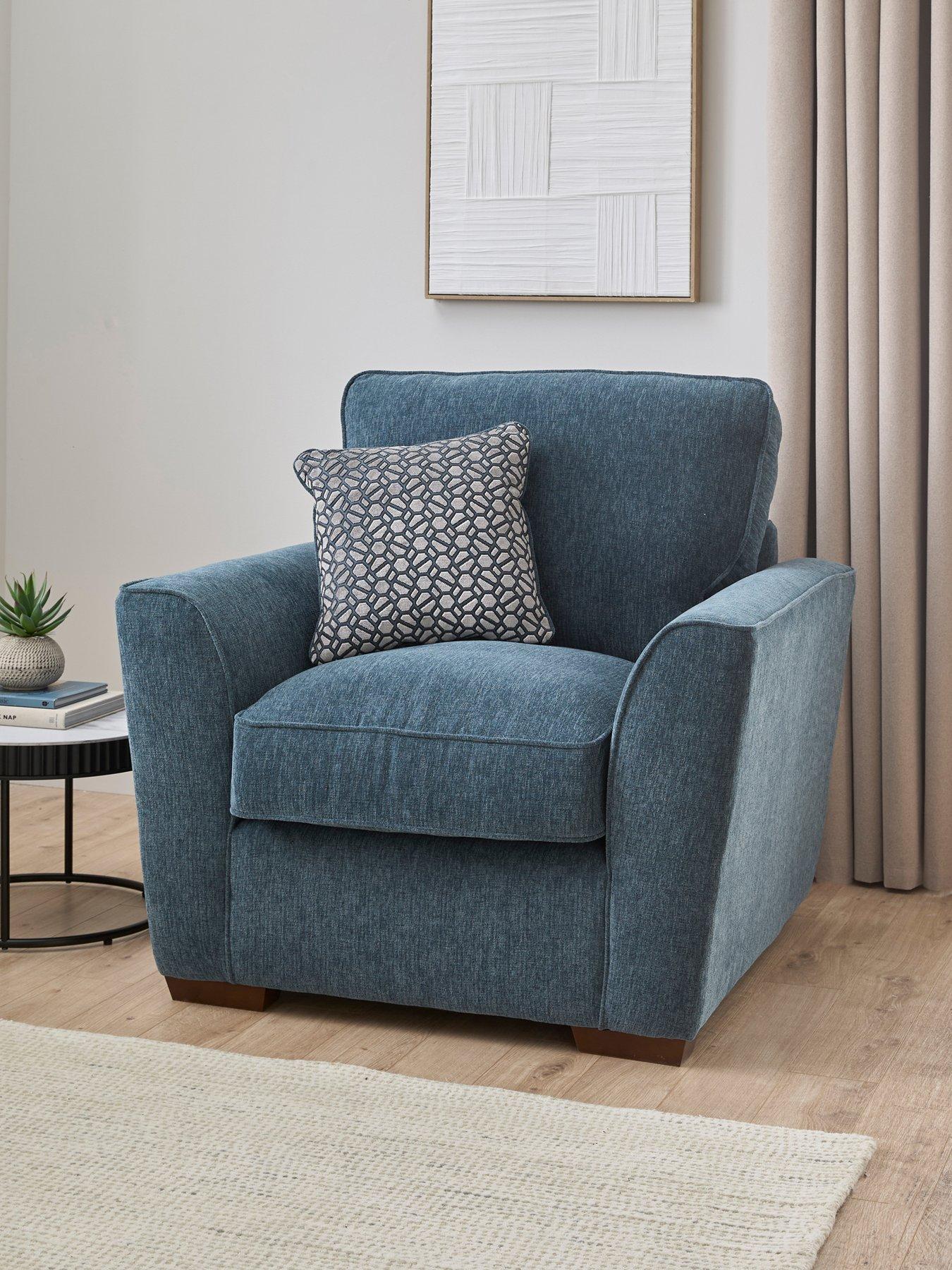 Image 1 of 7 of The Very Collection Lucerne Fabric Armchair&nbsp;- Made to Order in the UK