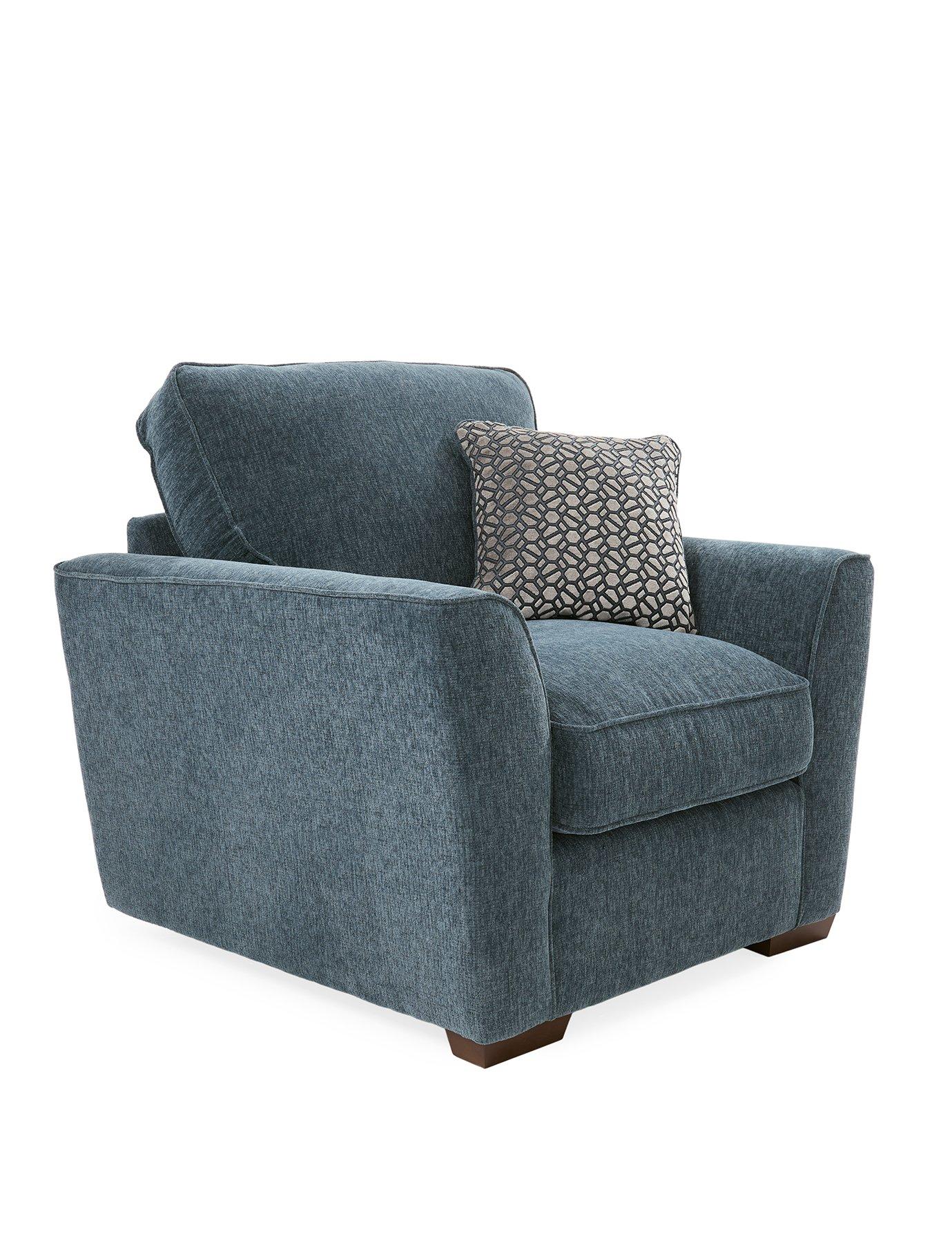 Image 3 of 7 of The Very Collection Lucerne Fabric Armchair&nbsp;- Made to Order in the UK