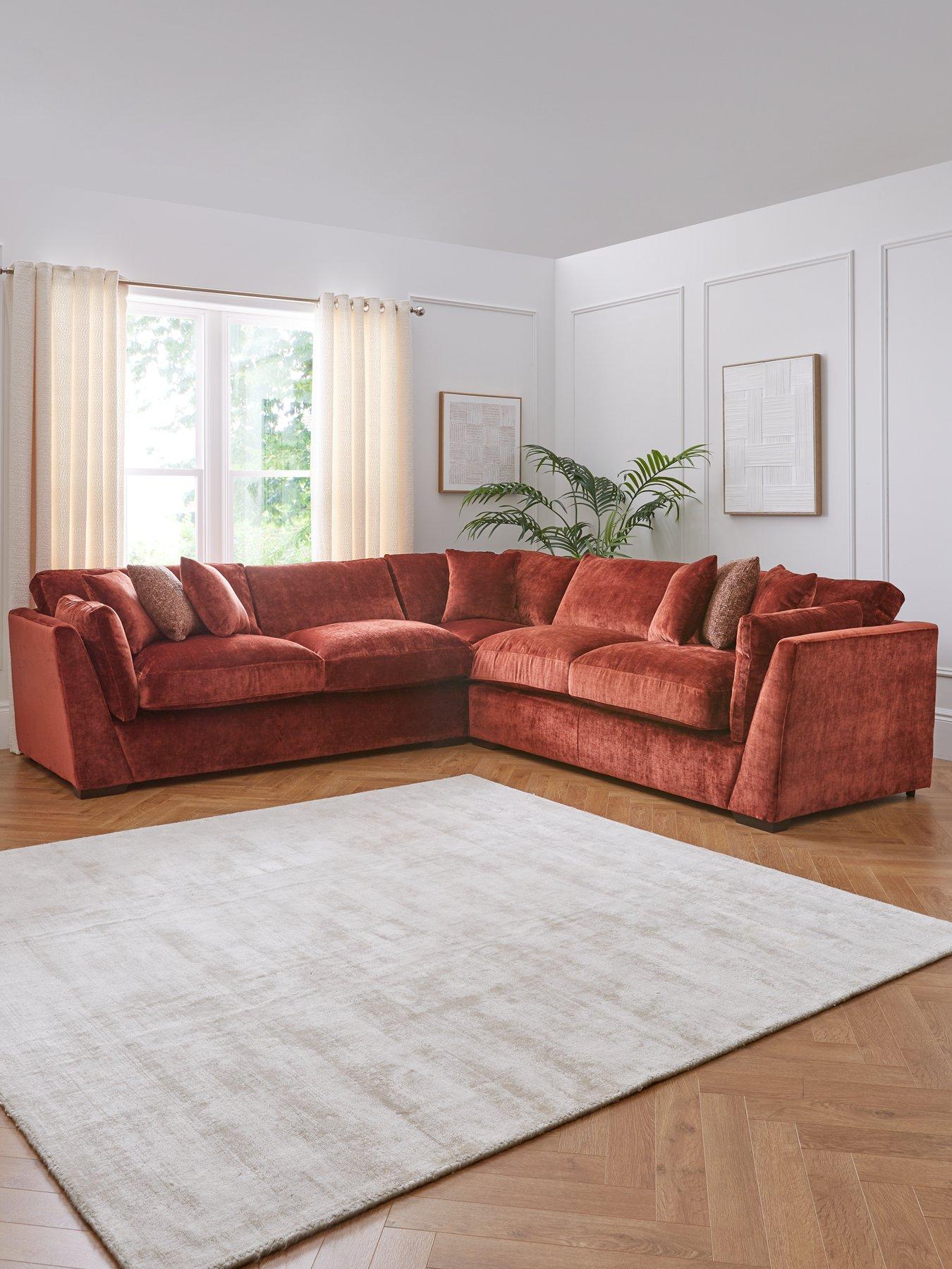 The Very Collection Caressa Fabric Corner Group Sofa - Made to Order in the UK - FSC® Certified