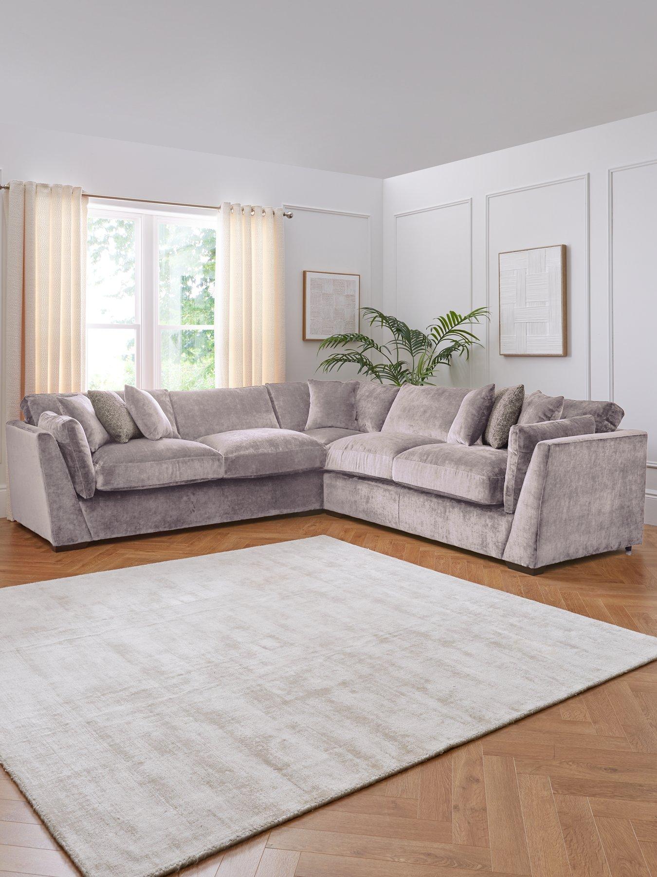 The Very Collection Caressa Fabric Corner Group Sofa - Made to Order in the UK - FSC® Certified