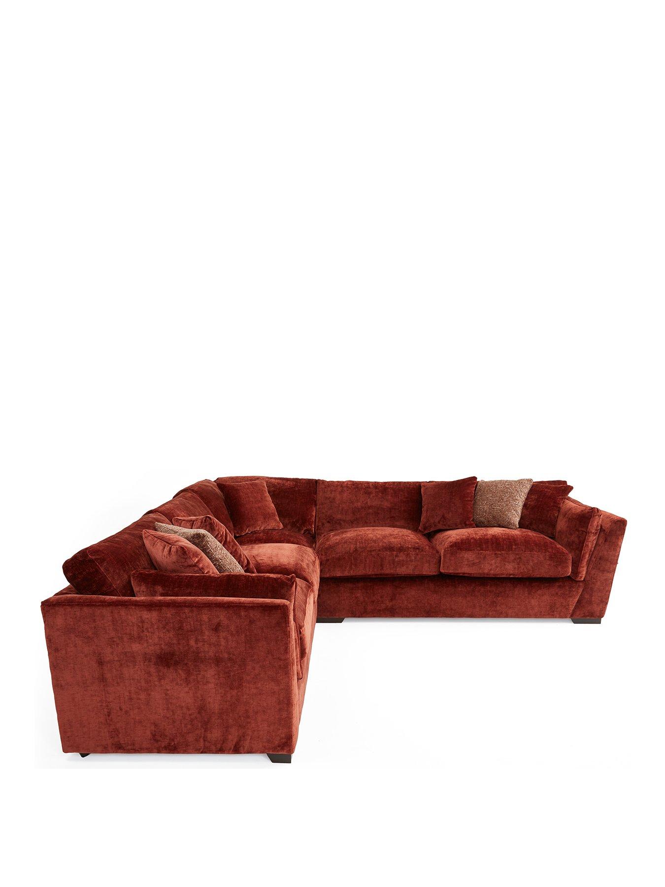 Image 3 of 7 of The Very Collection Caressa Fabric Corner Group Sofa