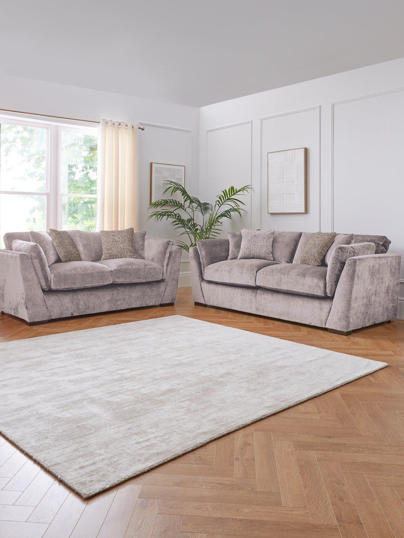 undefined Caressa Fabric 3 + 2 Seater Sofa Set (Buy  &  SAVE!)