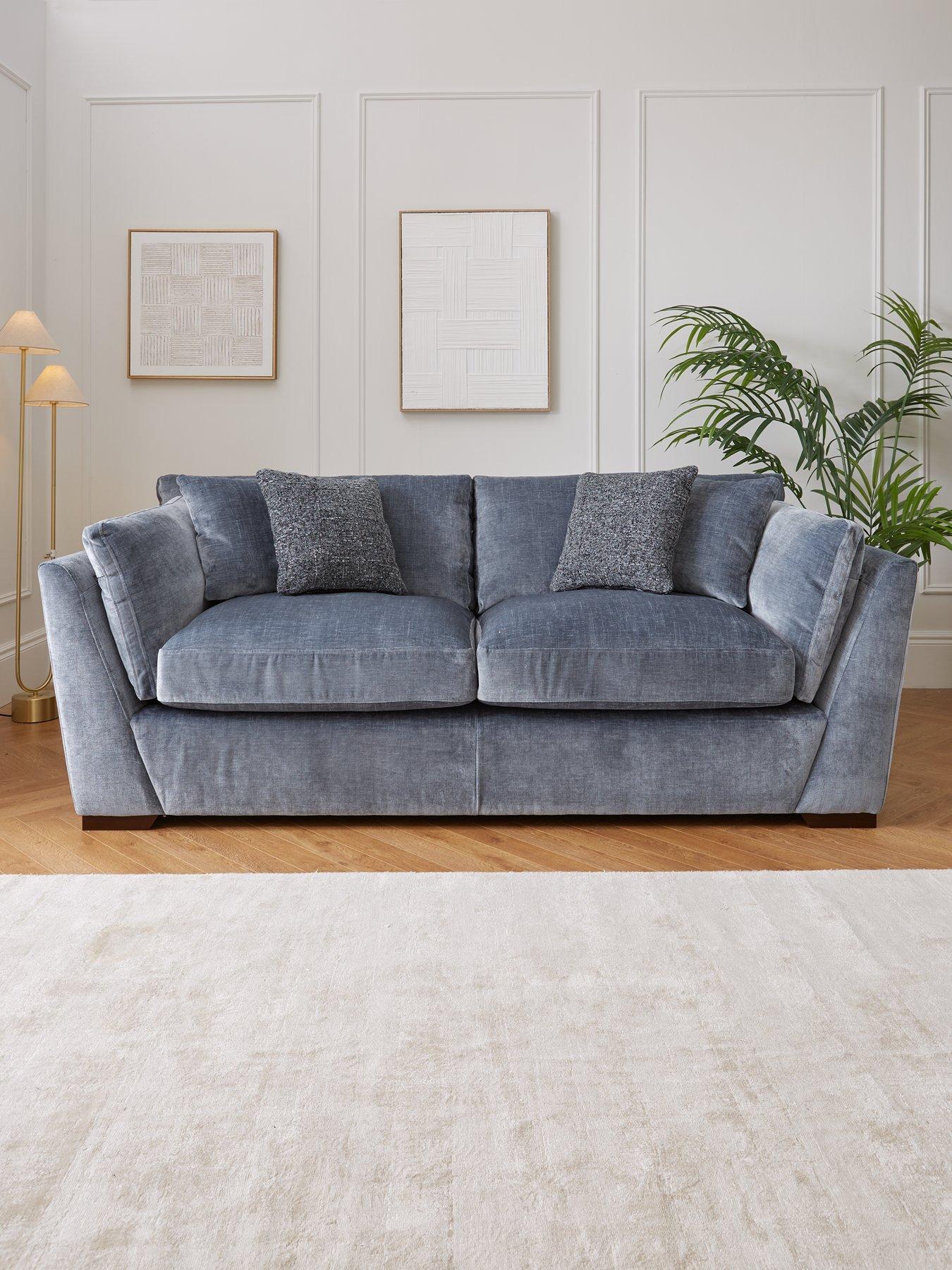 undefined Caressa Fabric 3 Seater Sofa