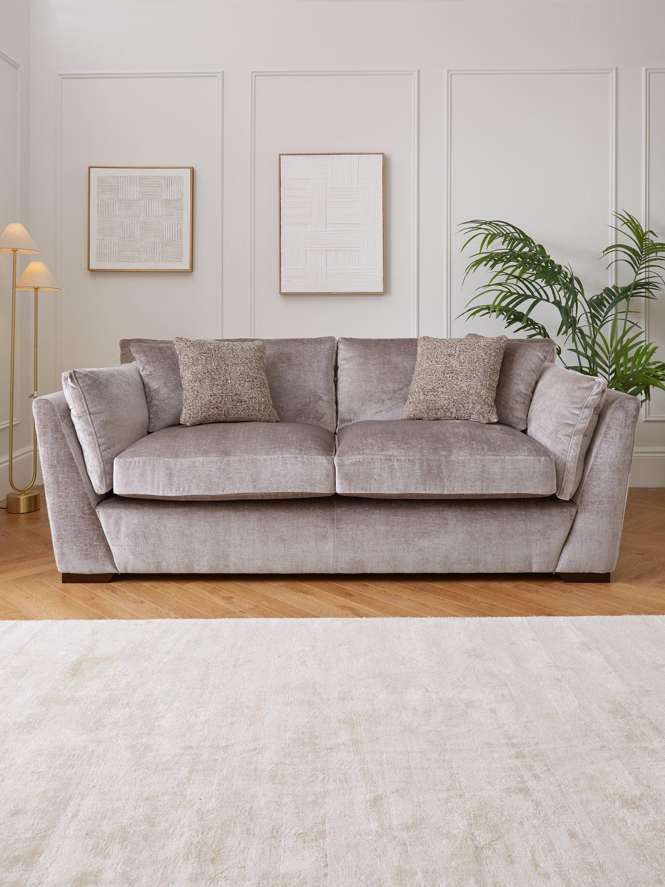 undefined Caressa Fabric 3 Seater Sofa