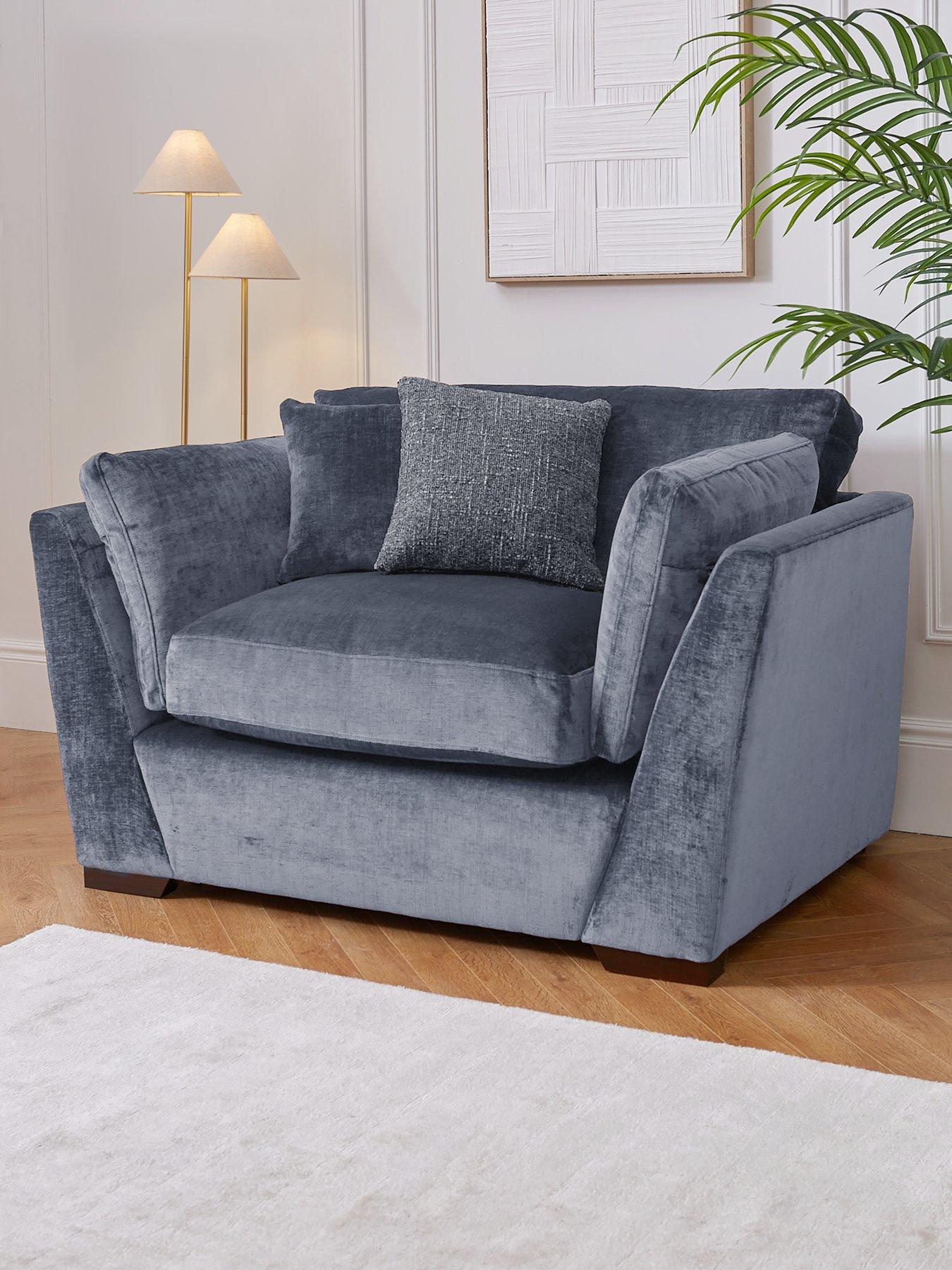 The Very Collection: Caressa Fabric Snuggle Chair