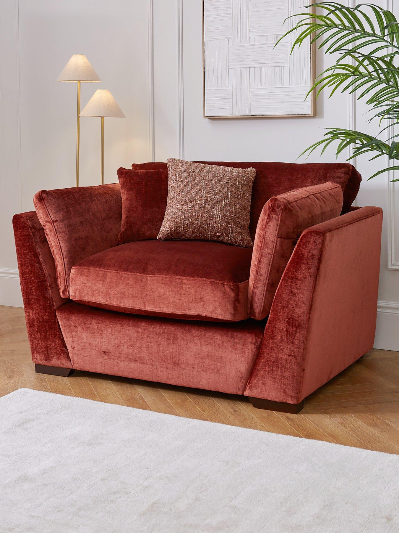 undefined Caressa Fabric Love Chair