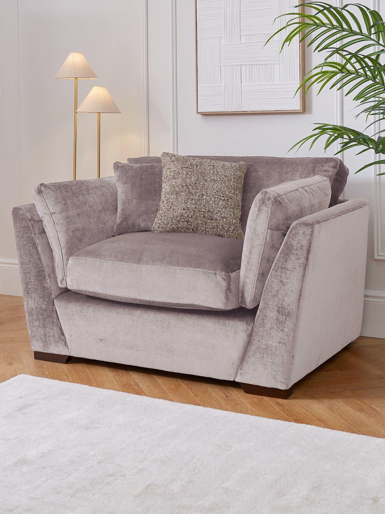 undefined Caressa Fabric Love Chair