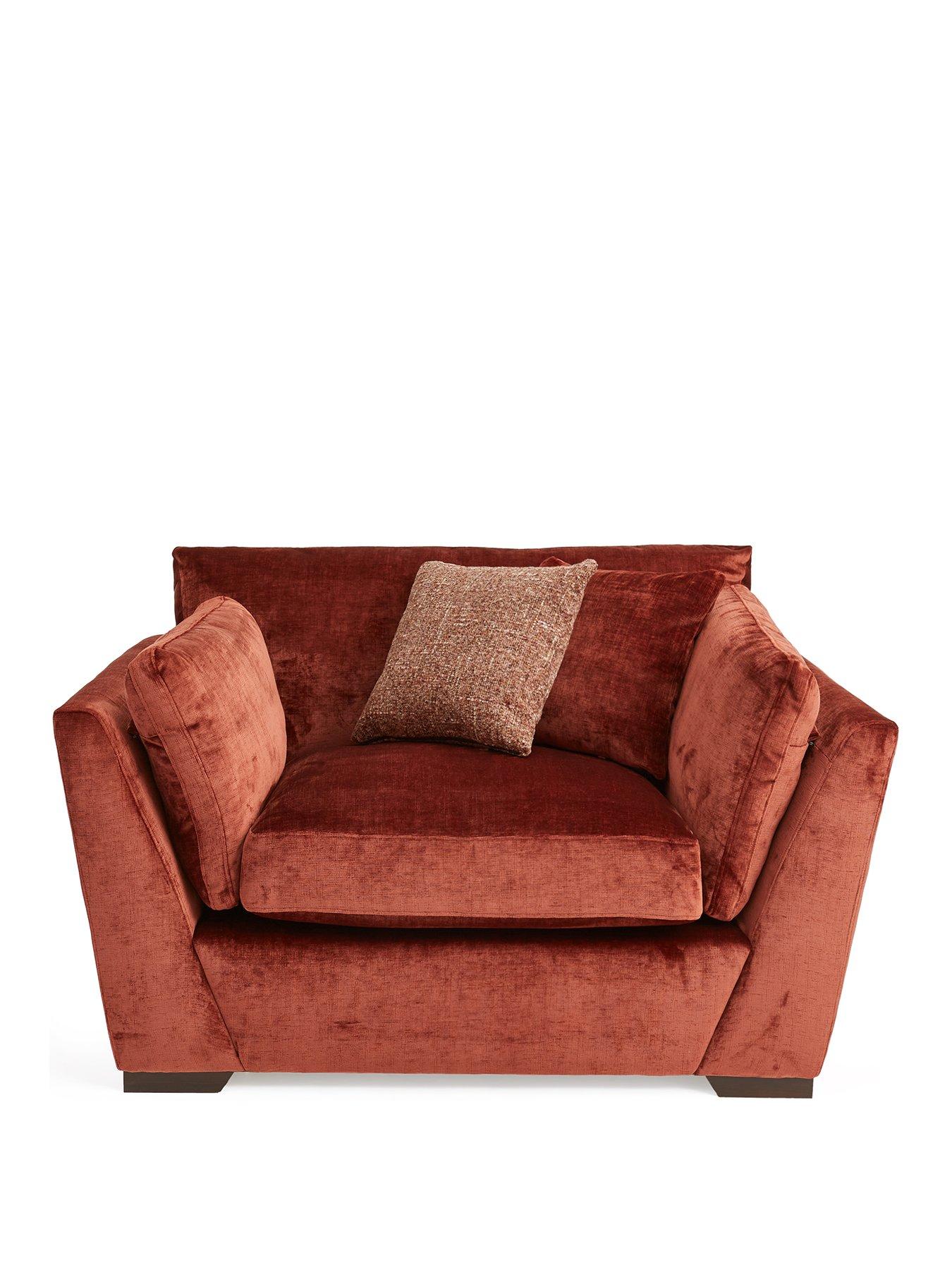 Image 2 of 7 of Very Home Caressa Fabric Love Chair