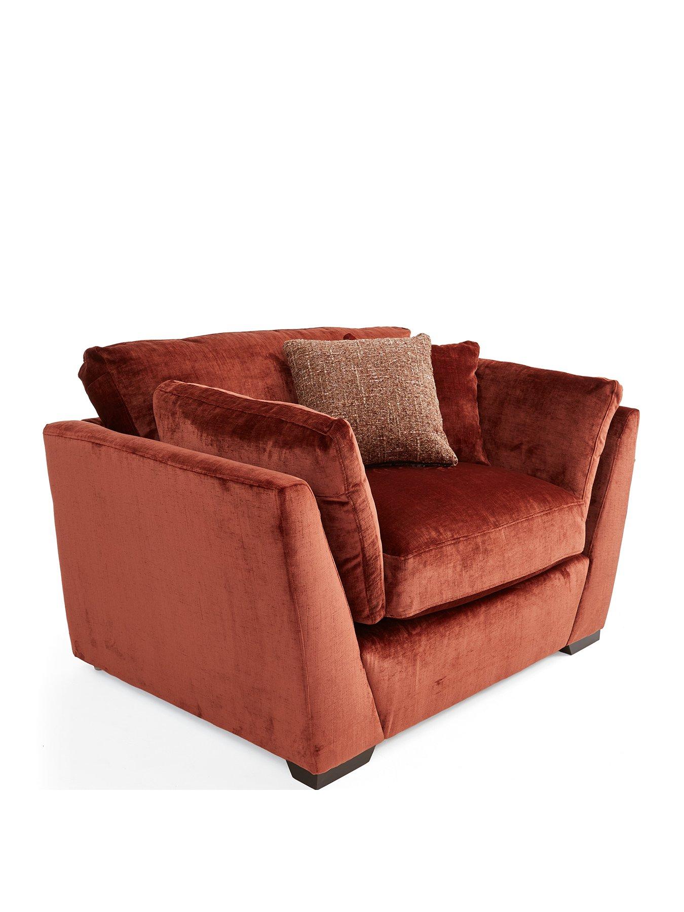 Image 3 of 7 of Very Home Caressa Fabric Love Chair