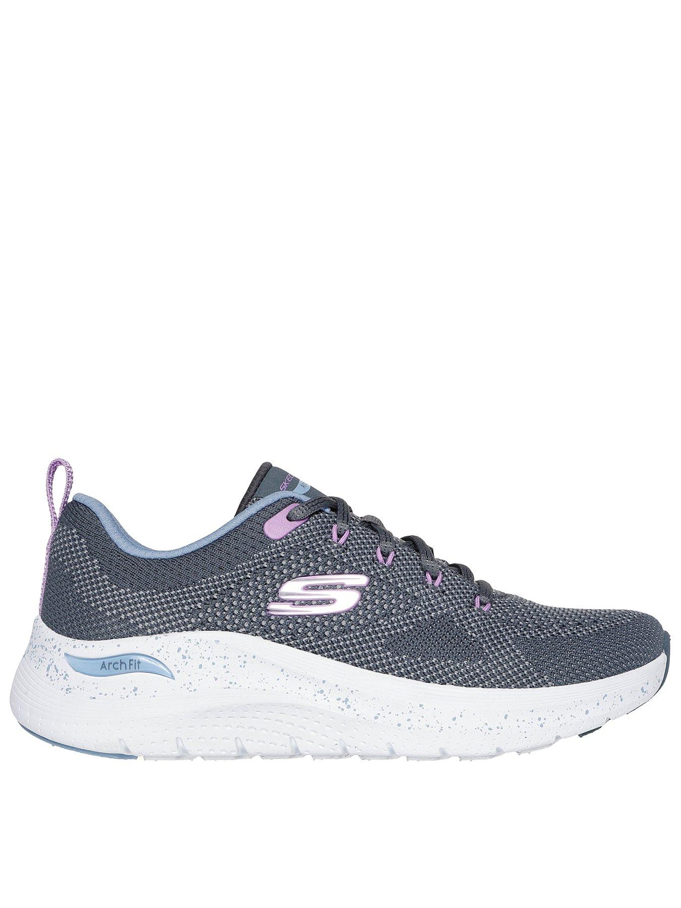 undefined Arch Fit Engineered Knit Lace-up W/ Air-cooled - Gray Knit/multi Trim