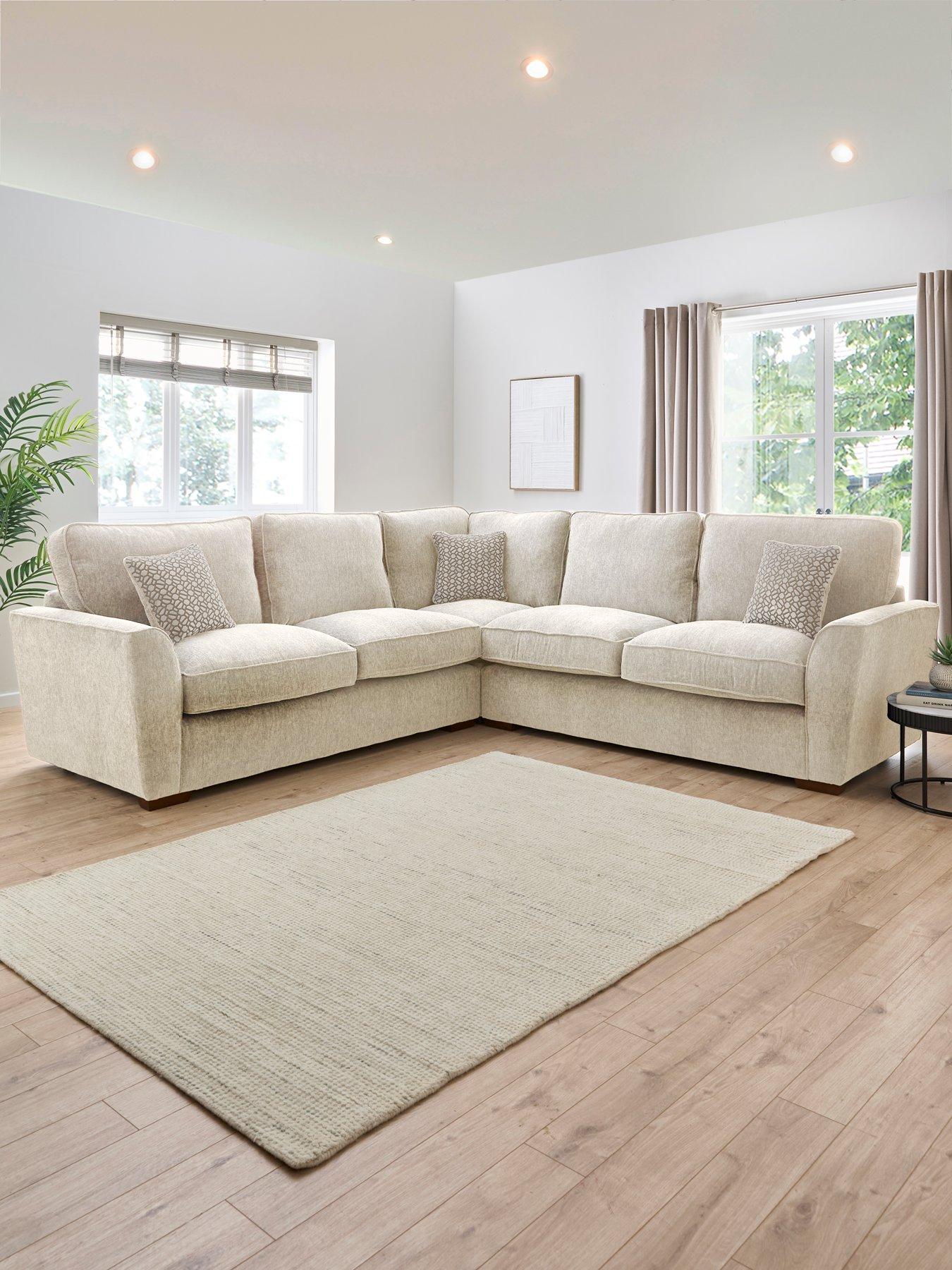 Very Home Lucerne Fabric Corner Group Sofa - Made to Order in the UK