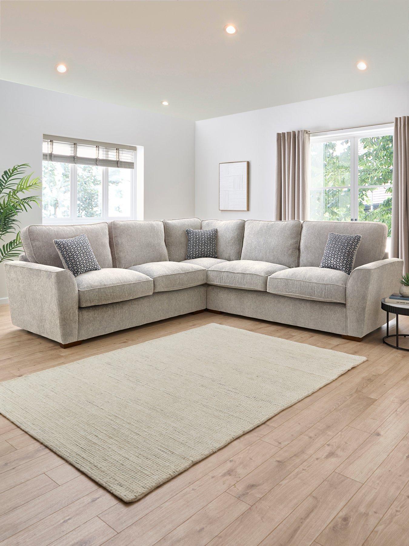 Very Home Lucerne Fabric Corner Group Sofa - Made to Order in the UK